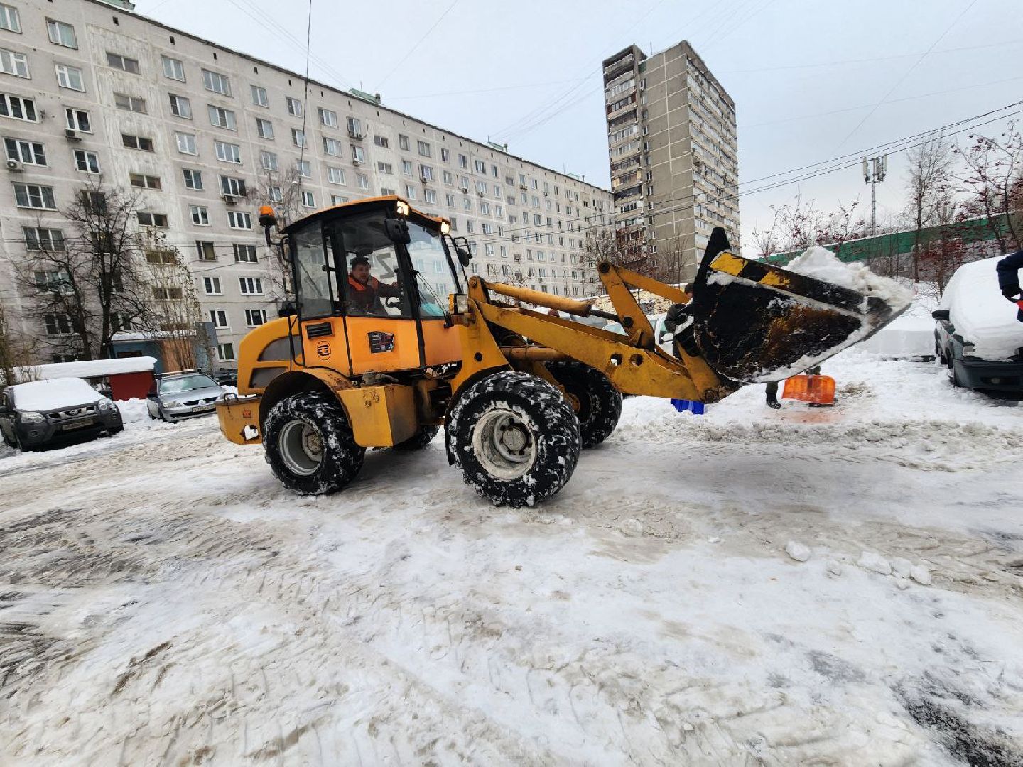 мытищи, Снегопад Ваня, жкх, уборка снега, ГУСТ, циклон ваня, снегопад, московская область,