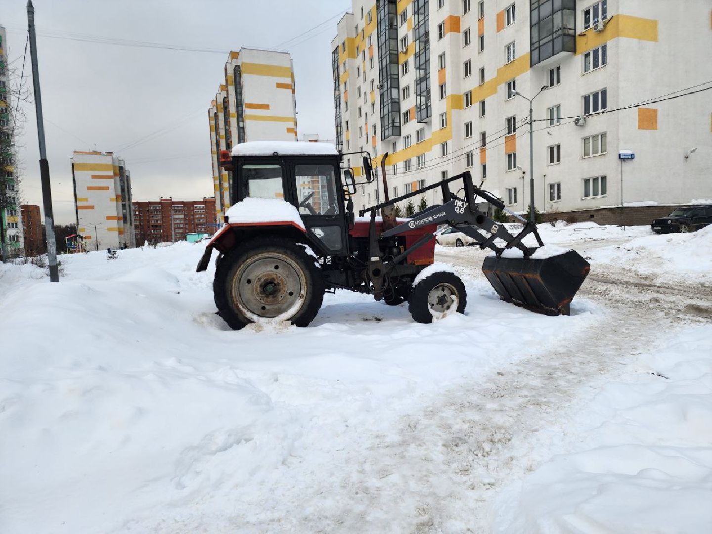 мытищи, Снегопад Ваня, жкх, уборка снега, ГУСТ, циклон ваня, снегопад, московская область,
