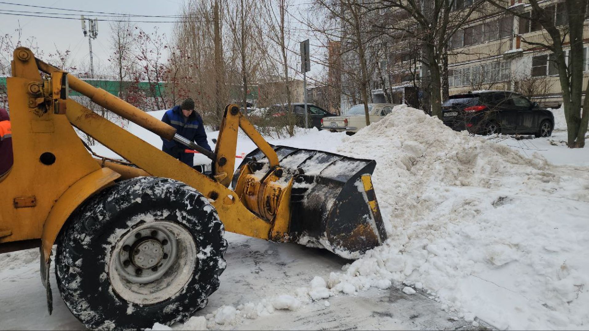 мытищи, Снегопад Ваня, жкх, уборка снега, ГУСТ, циклон ваня, снегопад, московская область,