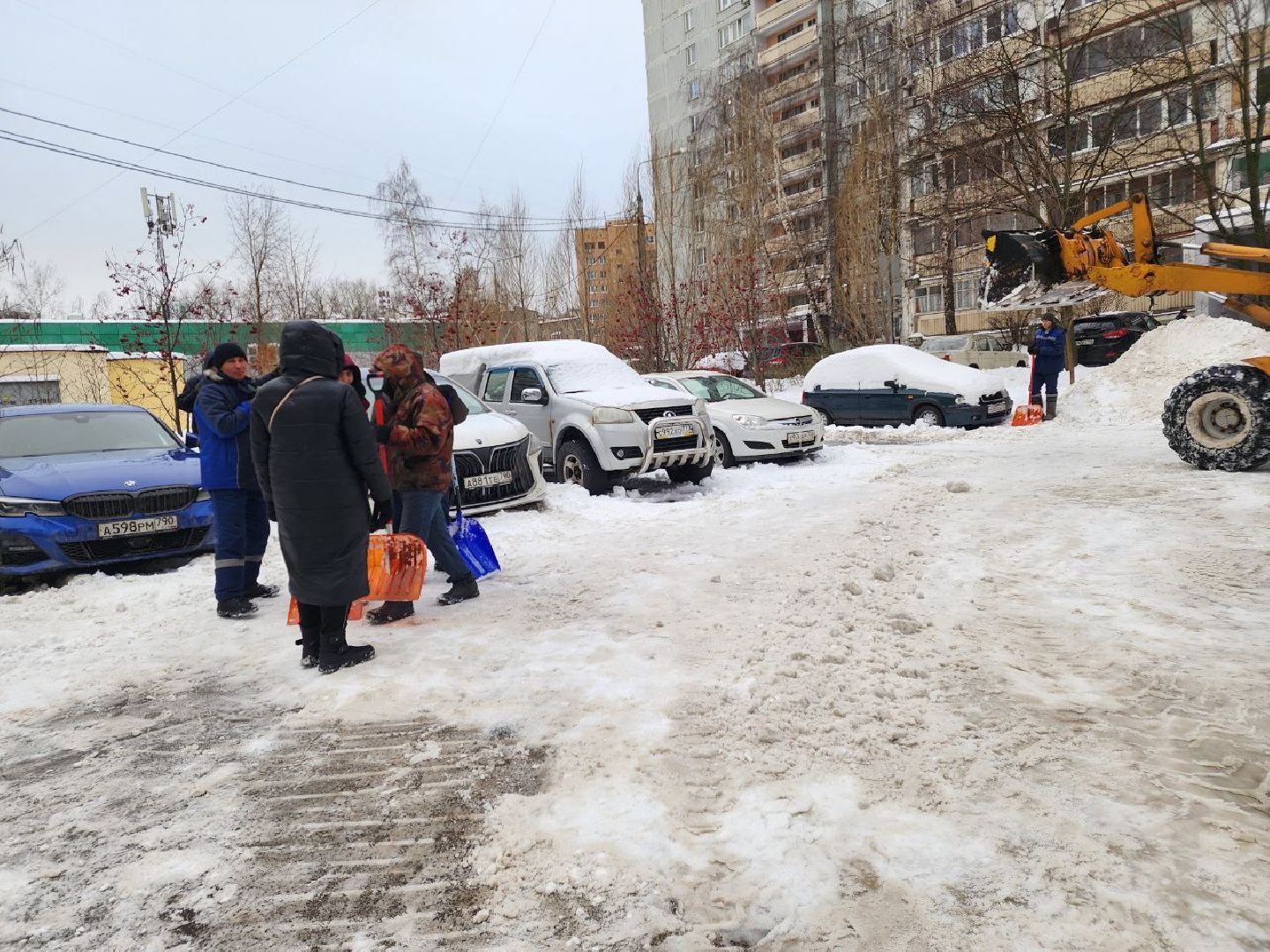 мытищи, Снегопад Ваня, жкх, уборка снега, ГУСТ, циклон ваня, снегопад, московская область,