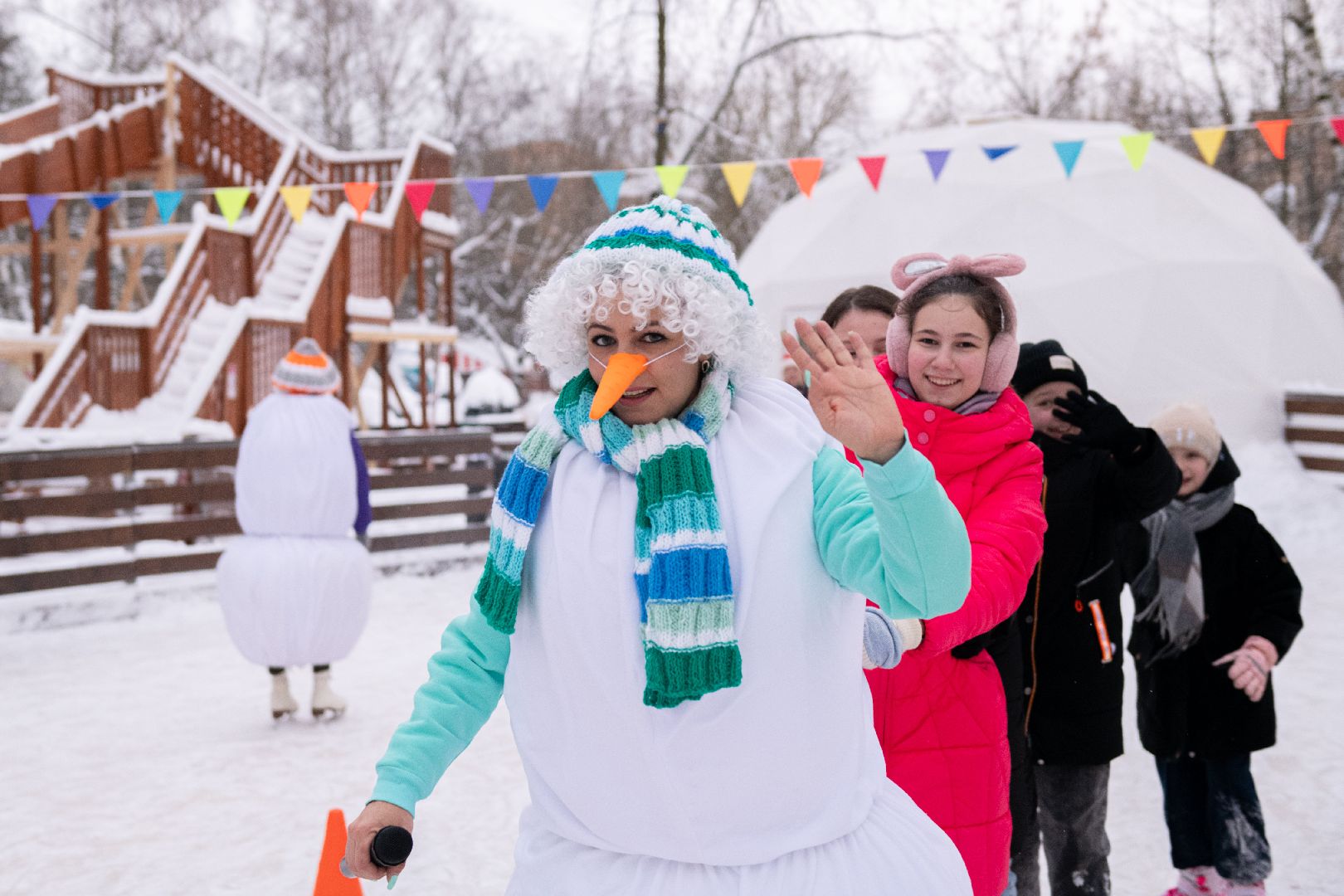 лыткарино, общество, зима в подмосковье, интерактив, новый год, парк,