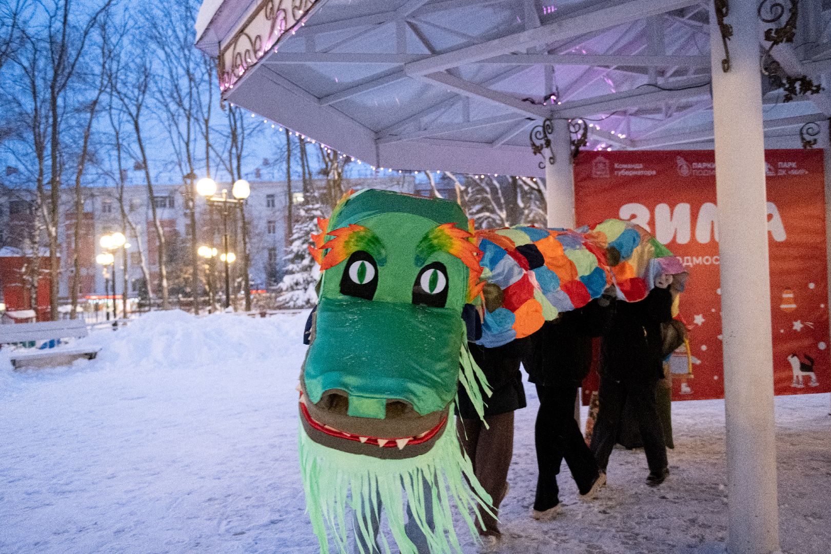 лыткарино, общество, зима в подмосковье, интерактив, новый год, парк,