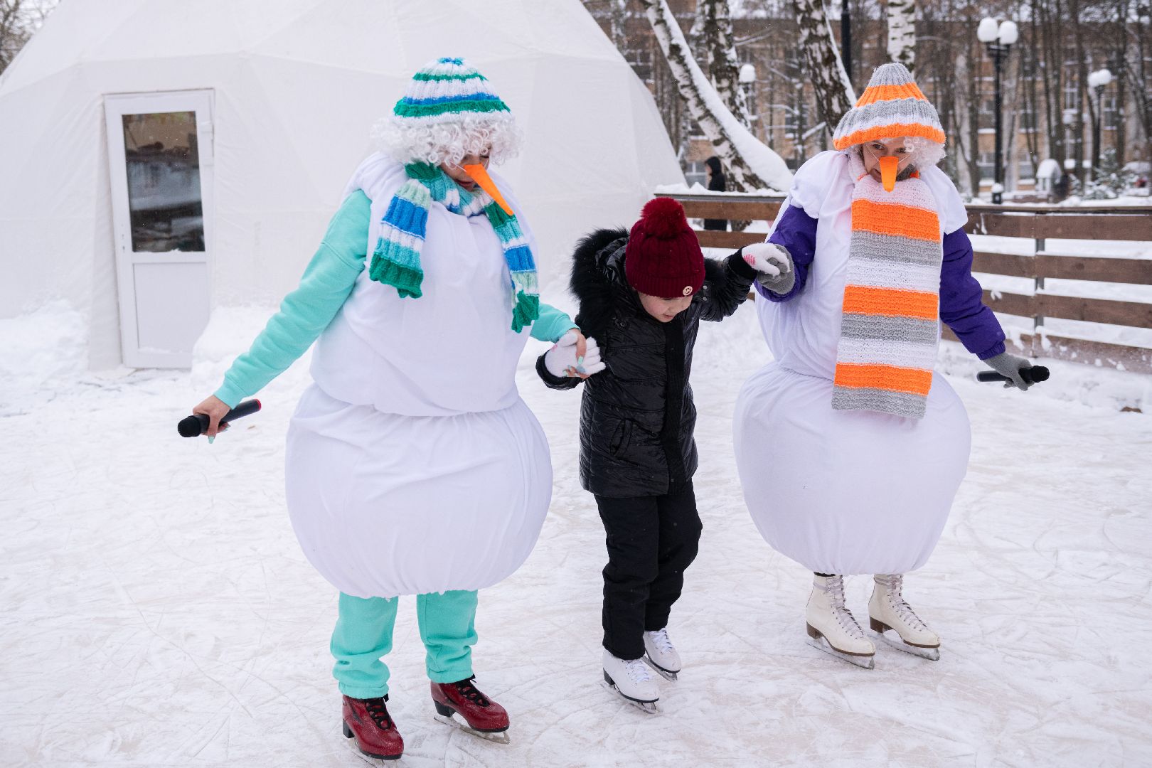 лыткарино, общество, зима в подмосковье, интерактив, новый год, парк,
