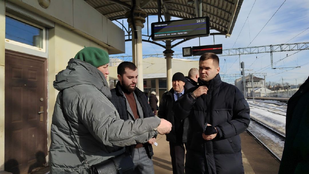 Пушкино, Пушкинский округ, Пушкинский, РЖД, жд станция, транспорт, Весна в Подмосковье, электропоезд