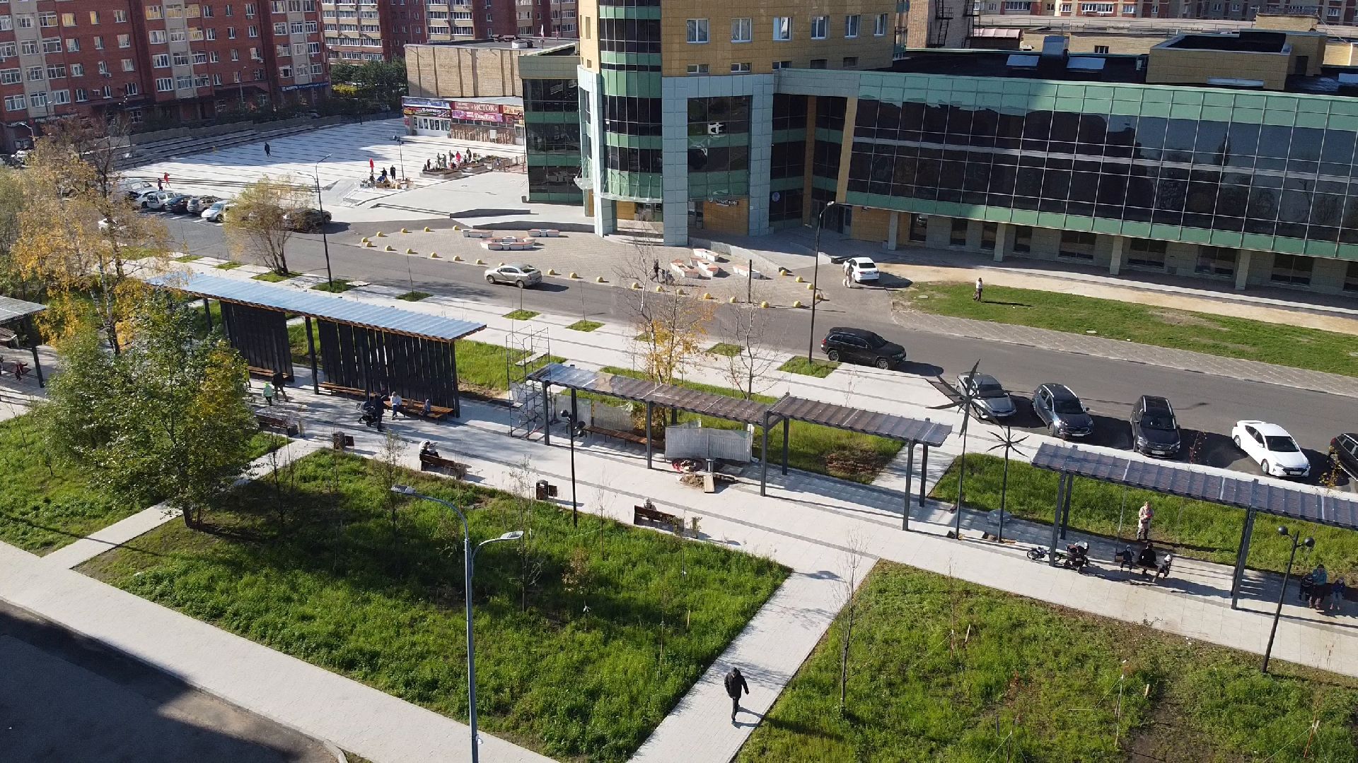 видео с коптера,