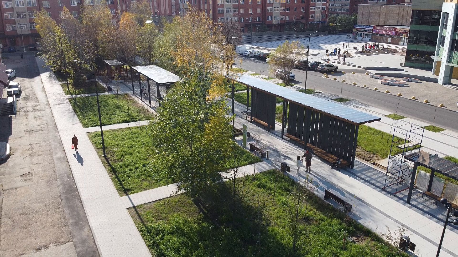 видео с коптера,