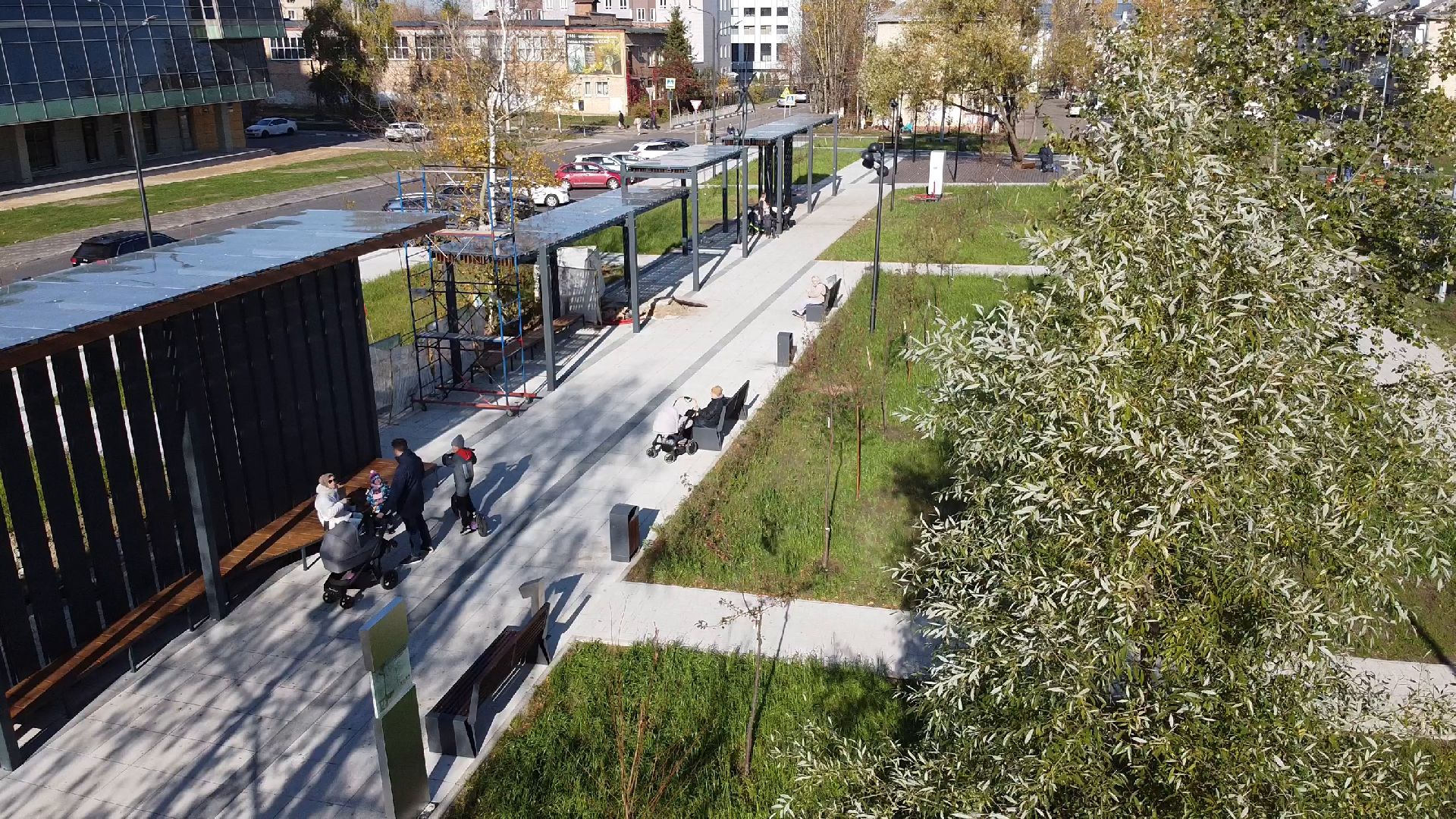 видео с коптера,