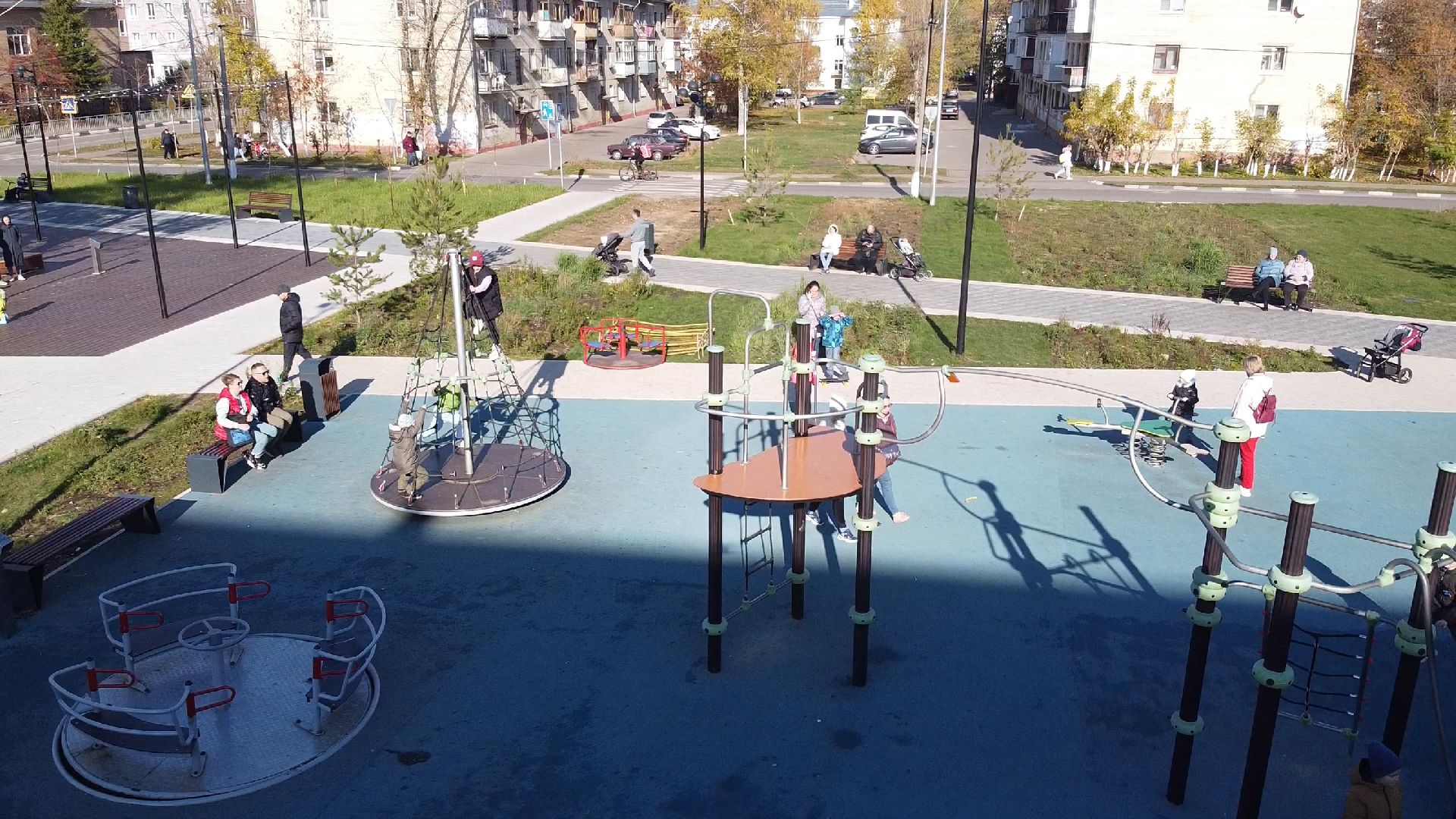 видео с коптера,