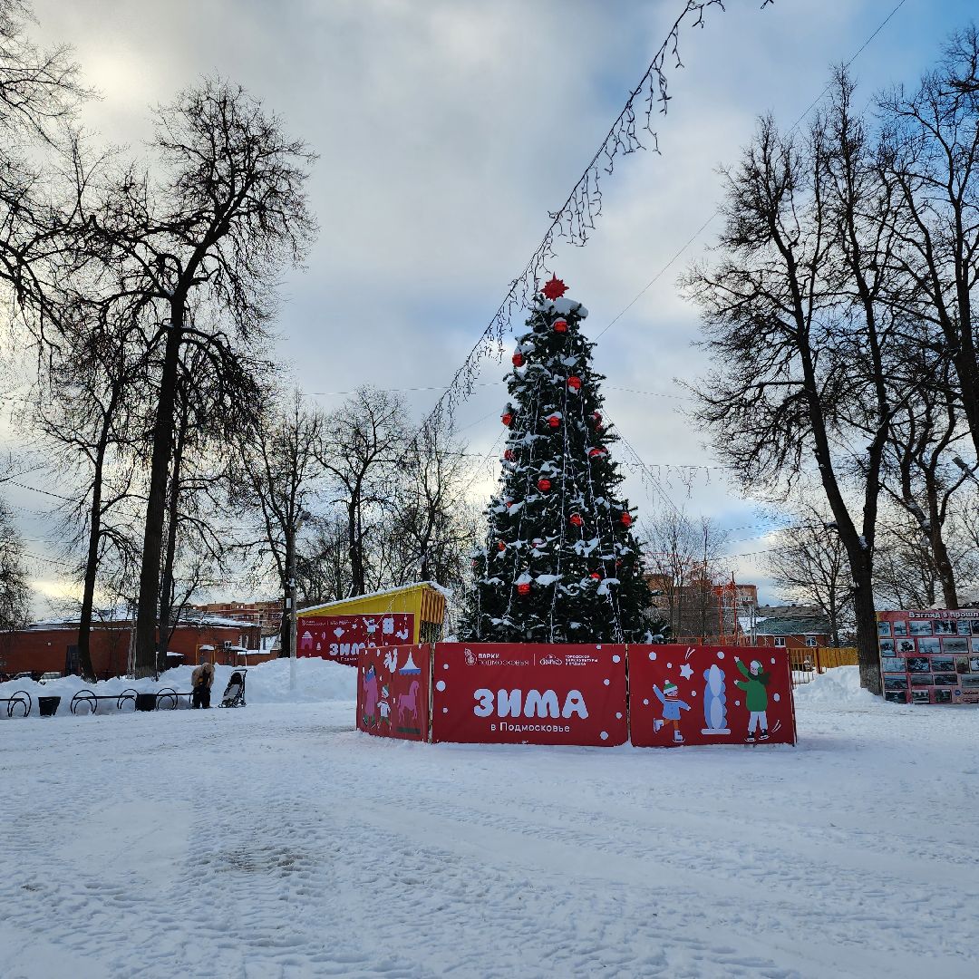 Егорьевск, Парк, Пусть зима останется с тобой, Дед Мороз рекомендует, МосОблПарк, Подмосковье,