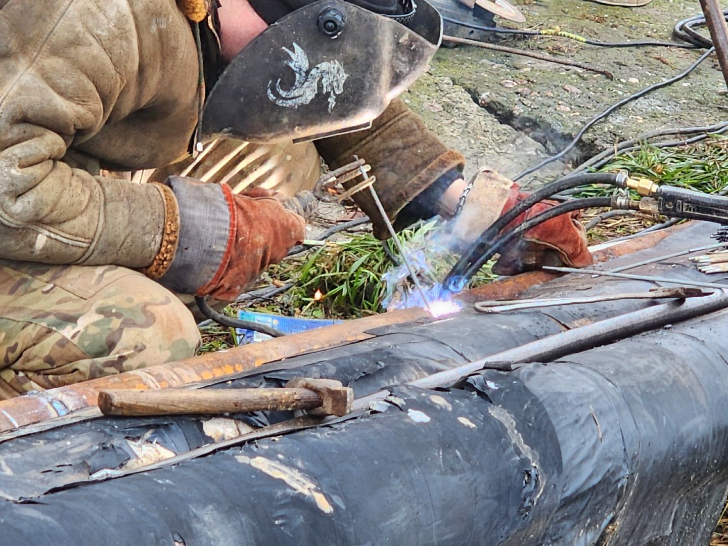 воскресенск, жкх, трубопровод, прорыв трубы, ремонт,