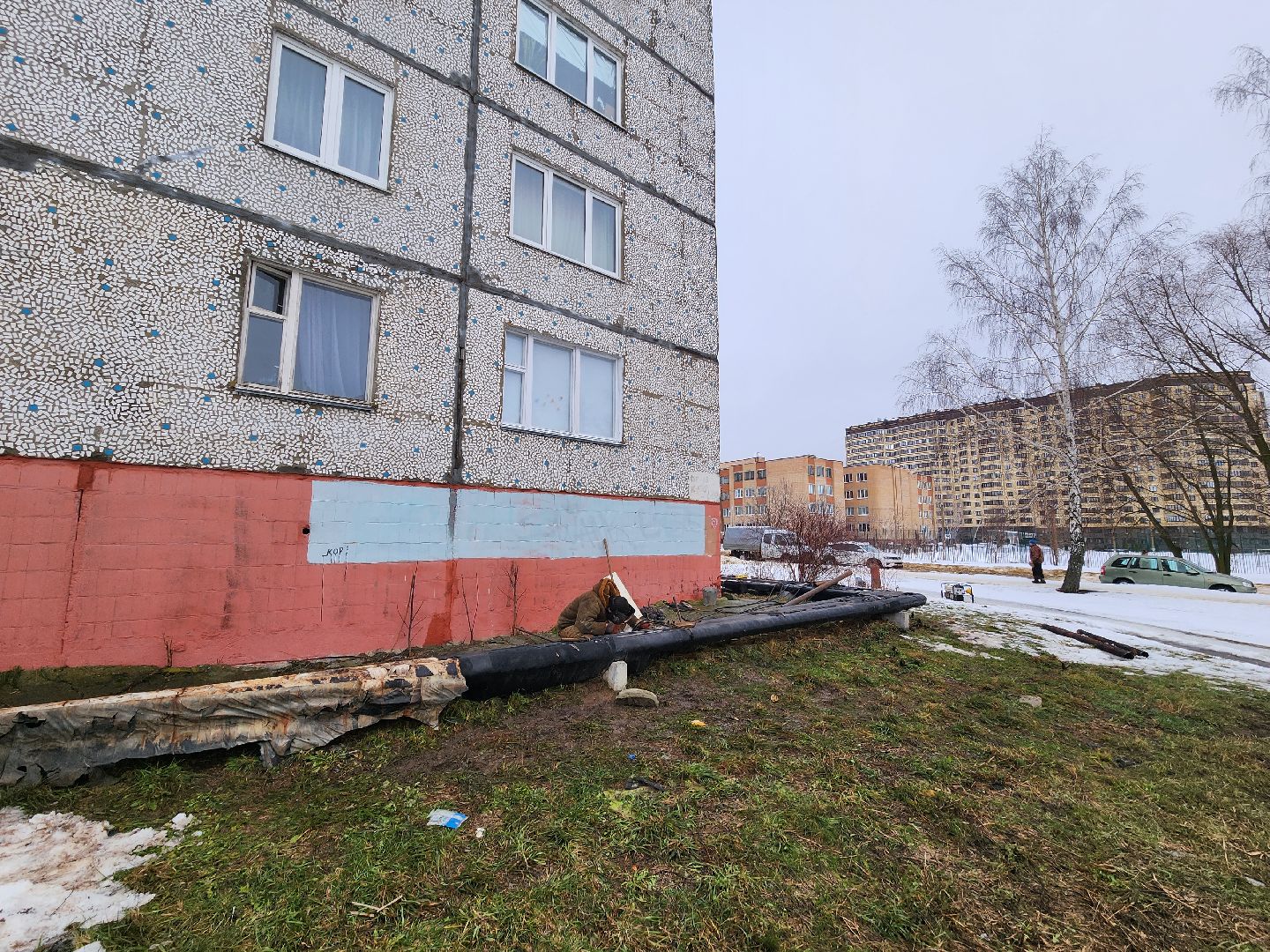 воскресенск, жкх, трубопровод, прорыв трубы, ремонт,