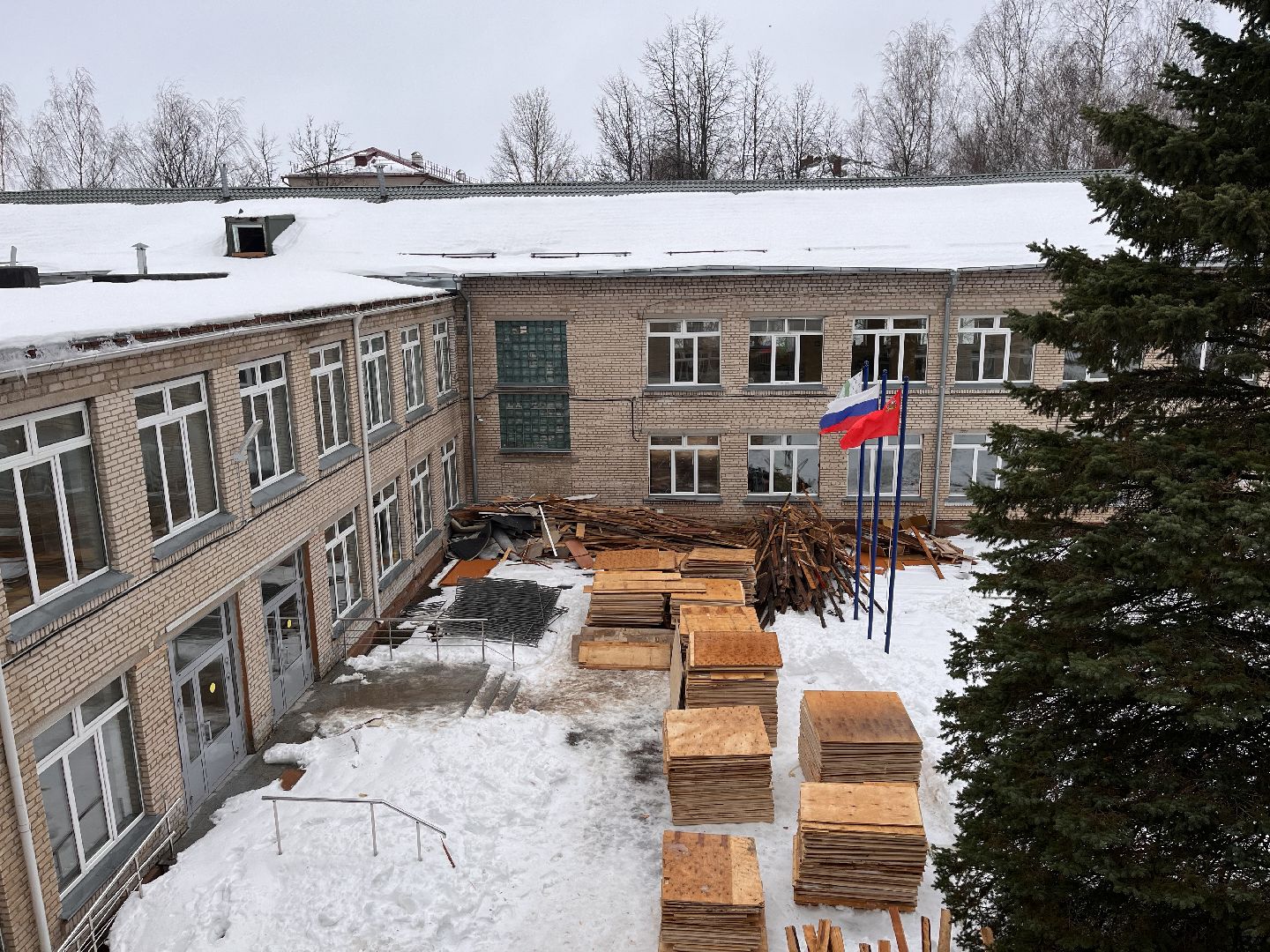 шаховская, ремонт, капитальный ремонт, школа, ремонт школы,