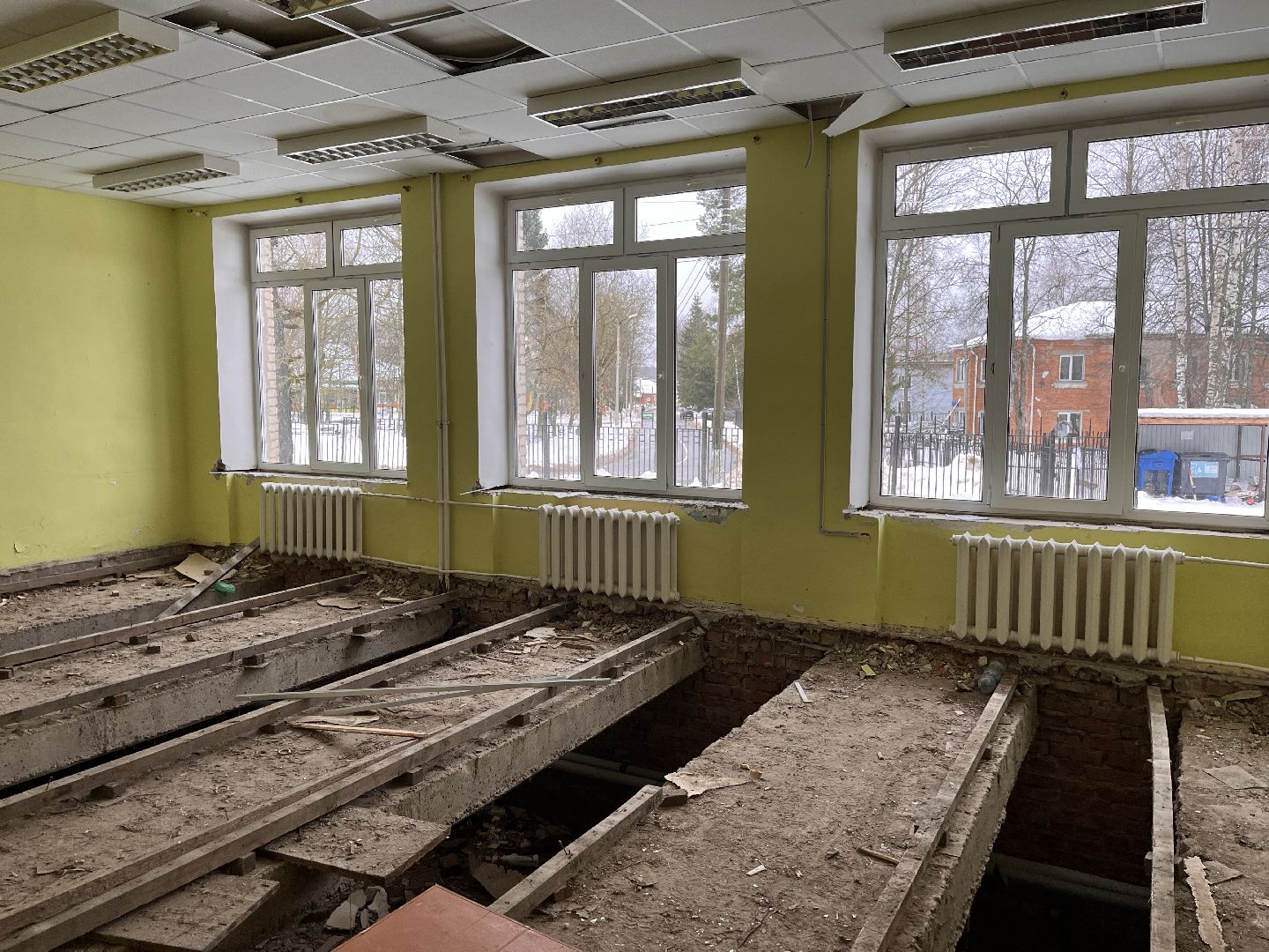 шаховская, ремонт, капитальный ремонт, школа, ремонт школы,