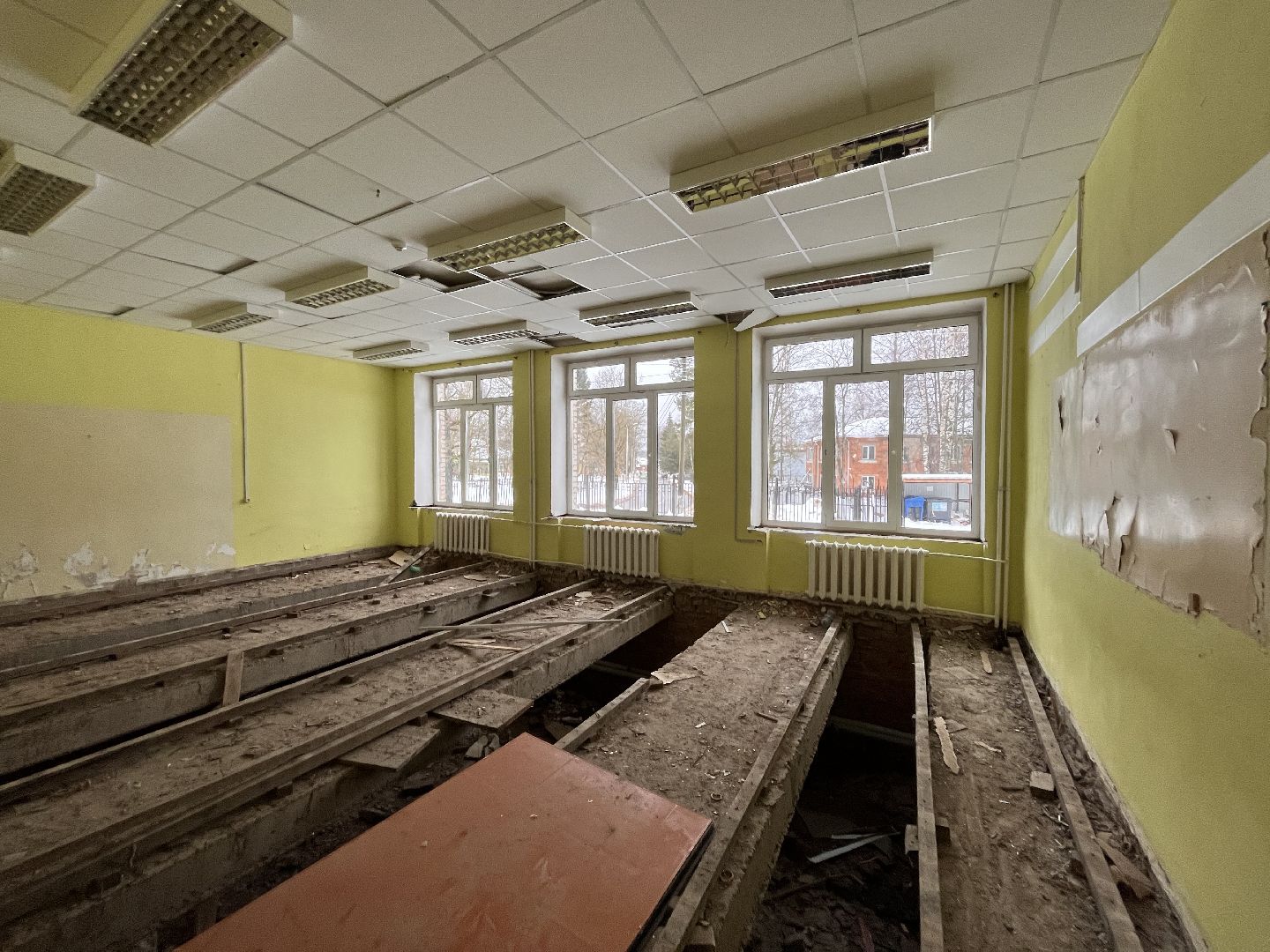 шаховская, ремонт, капитальный ремонт, школа, ремонт школы,