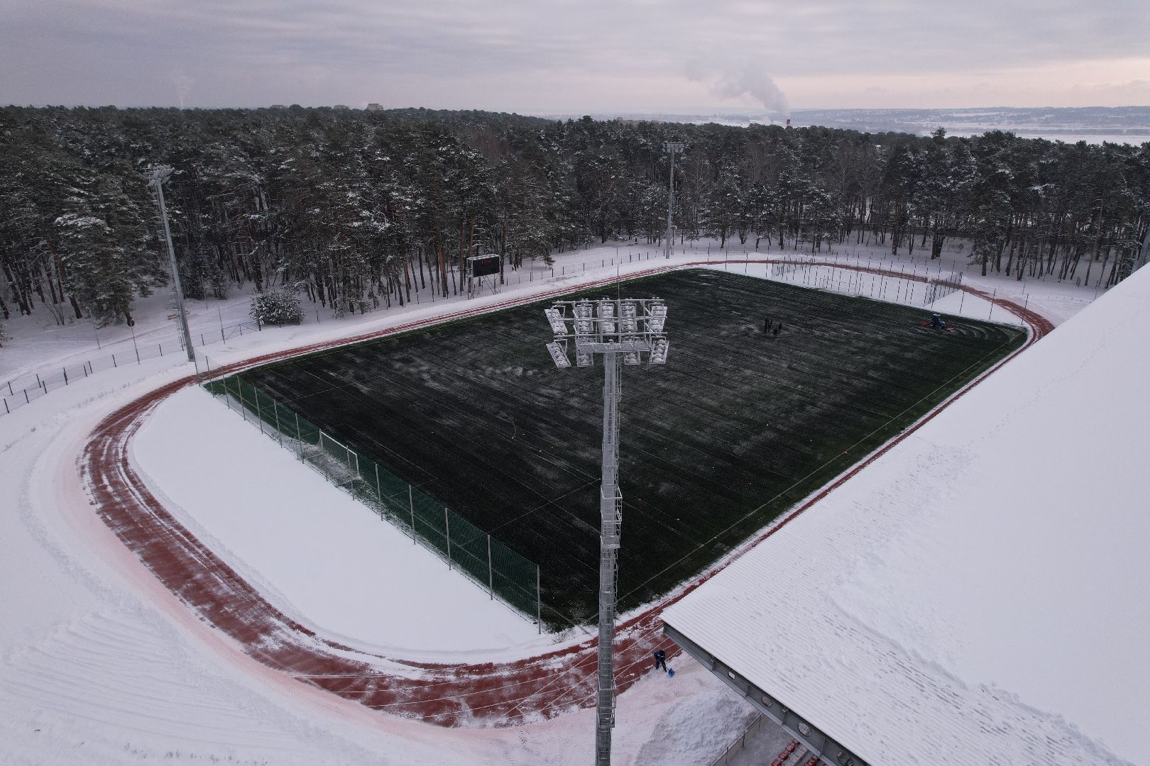видео с коптера,