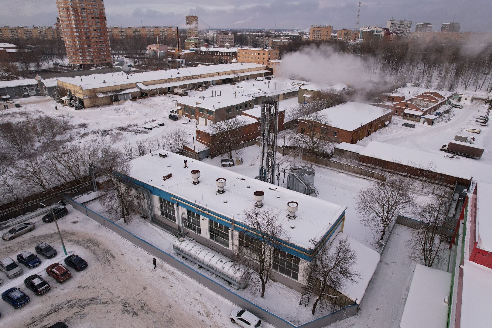 видео с коптера,