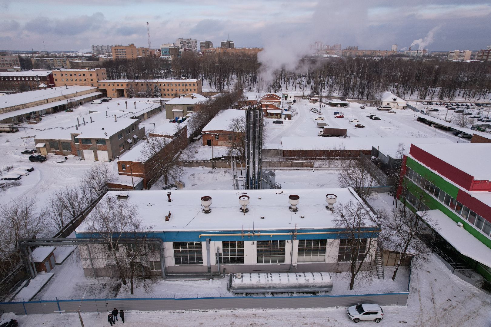 видео с коптера,