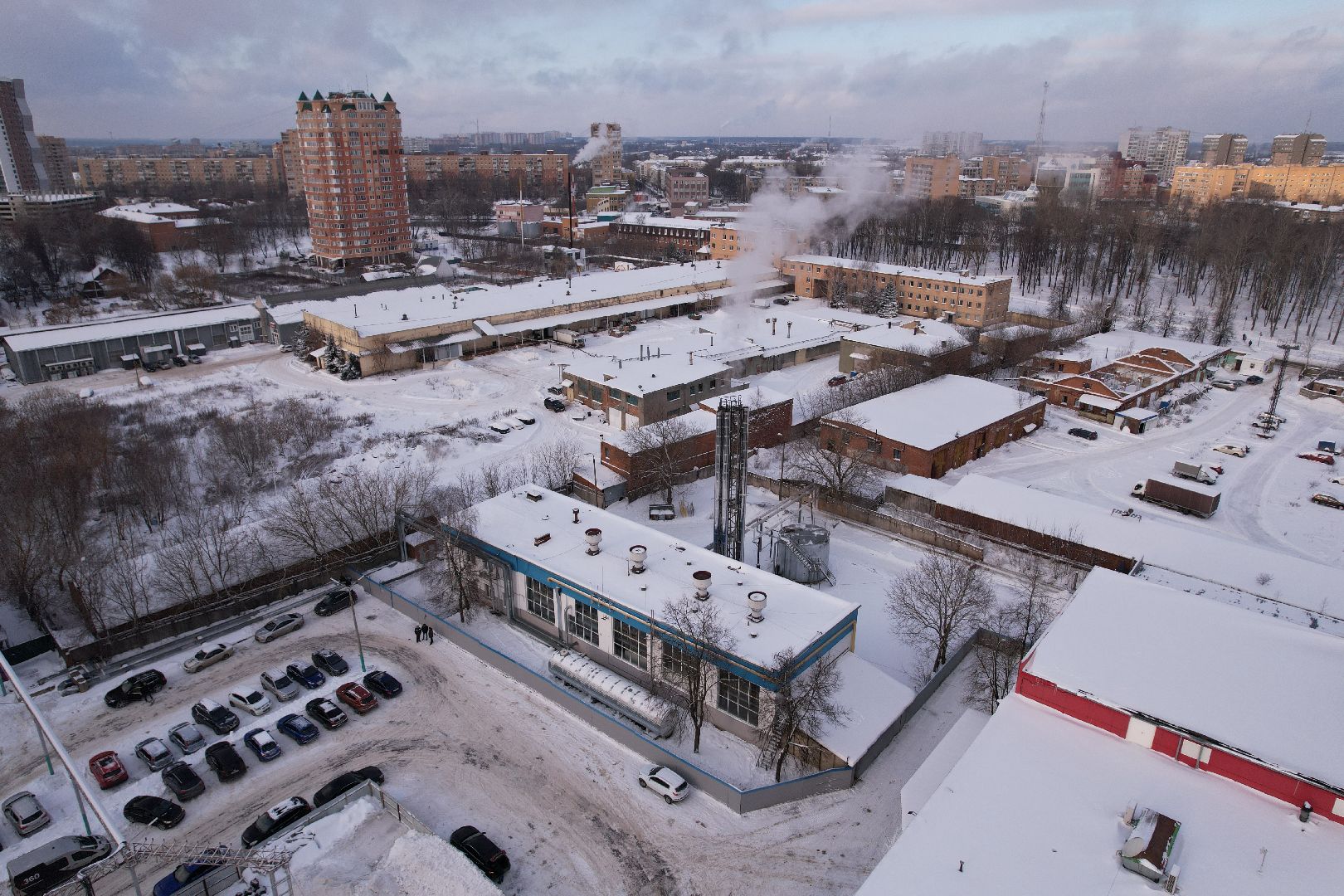 видео с коптера,