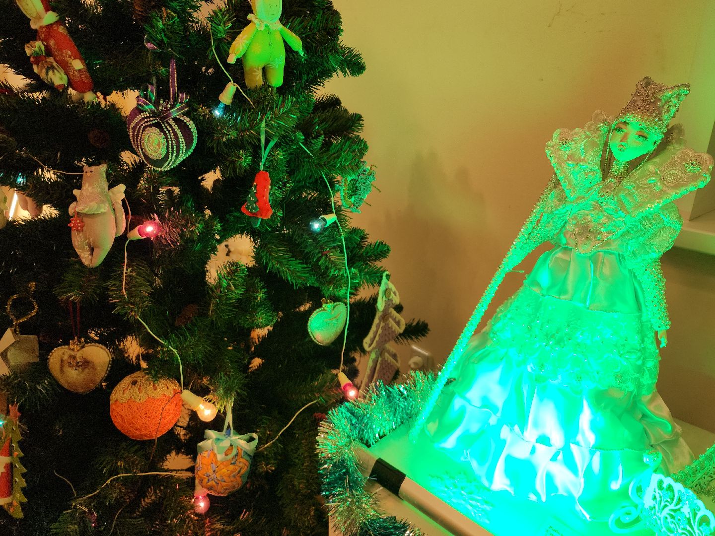 новый год, экспозиция, выставка, видное, елки, игрушки, творчество,