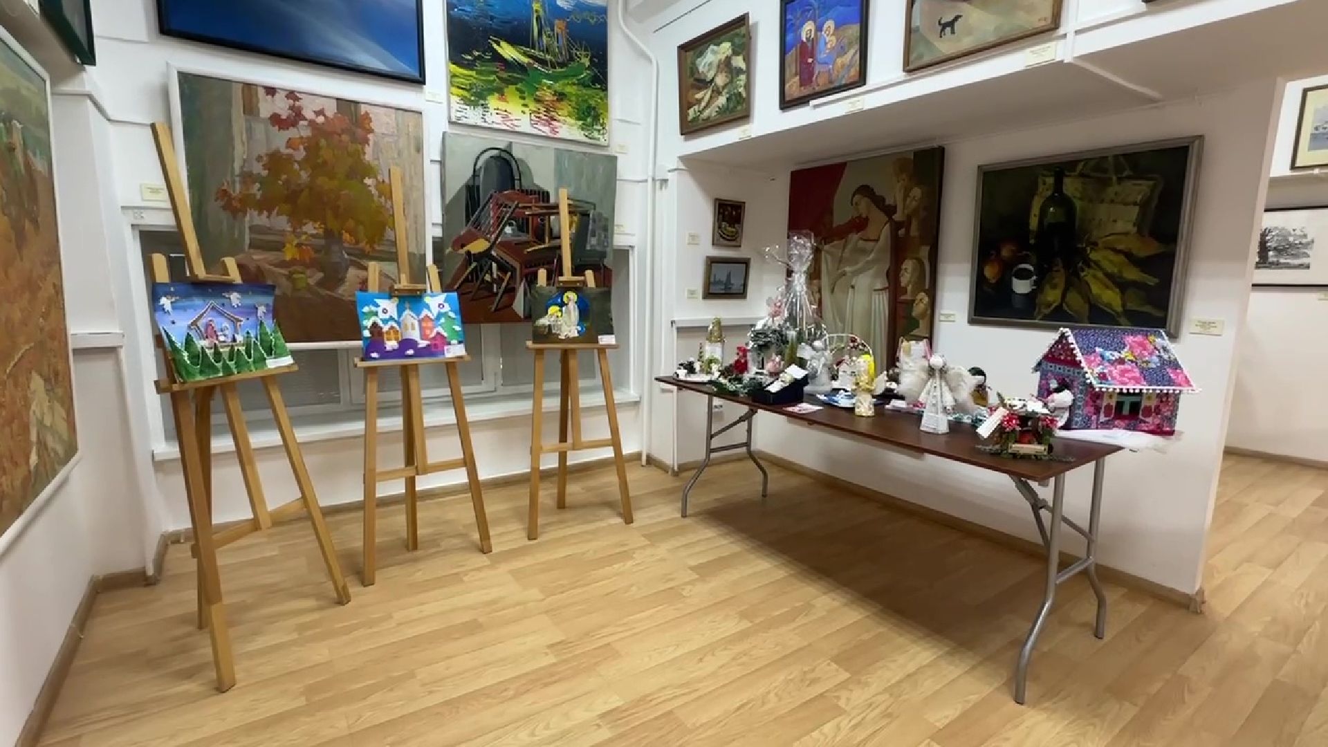 Реутов, культура, музей, выставка, детские поделки, зима, новый год,