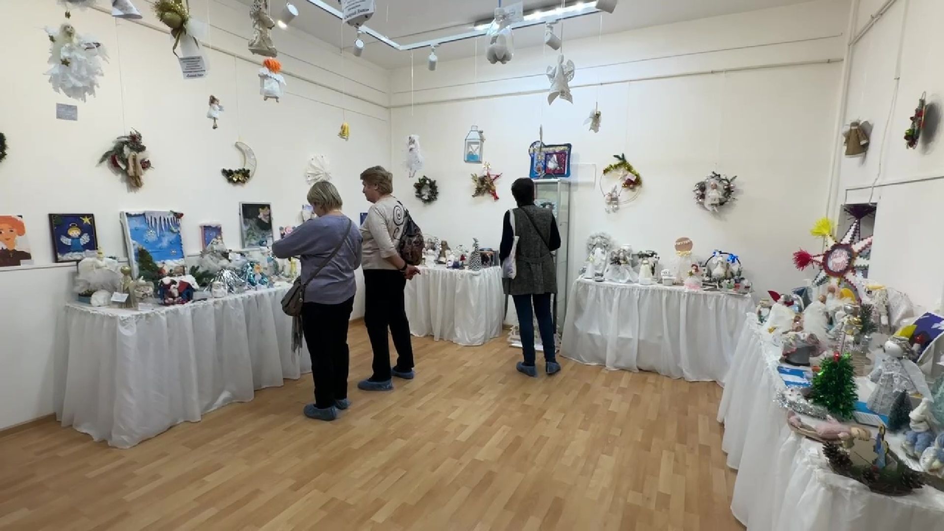 Реутов, культура, музей, выставка, детские поделки, зима, новый год,