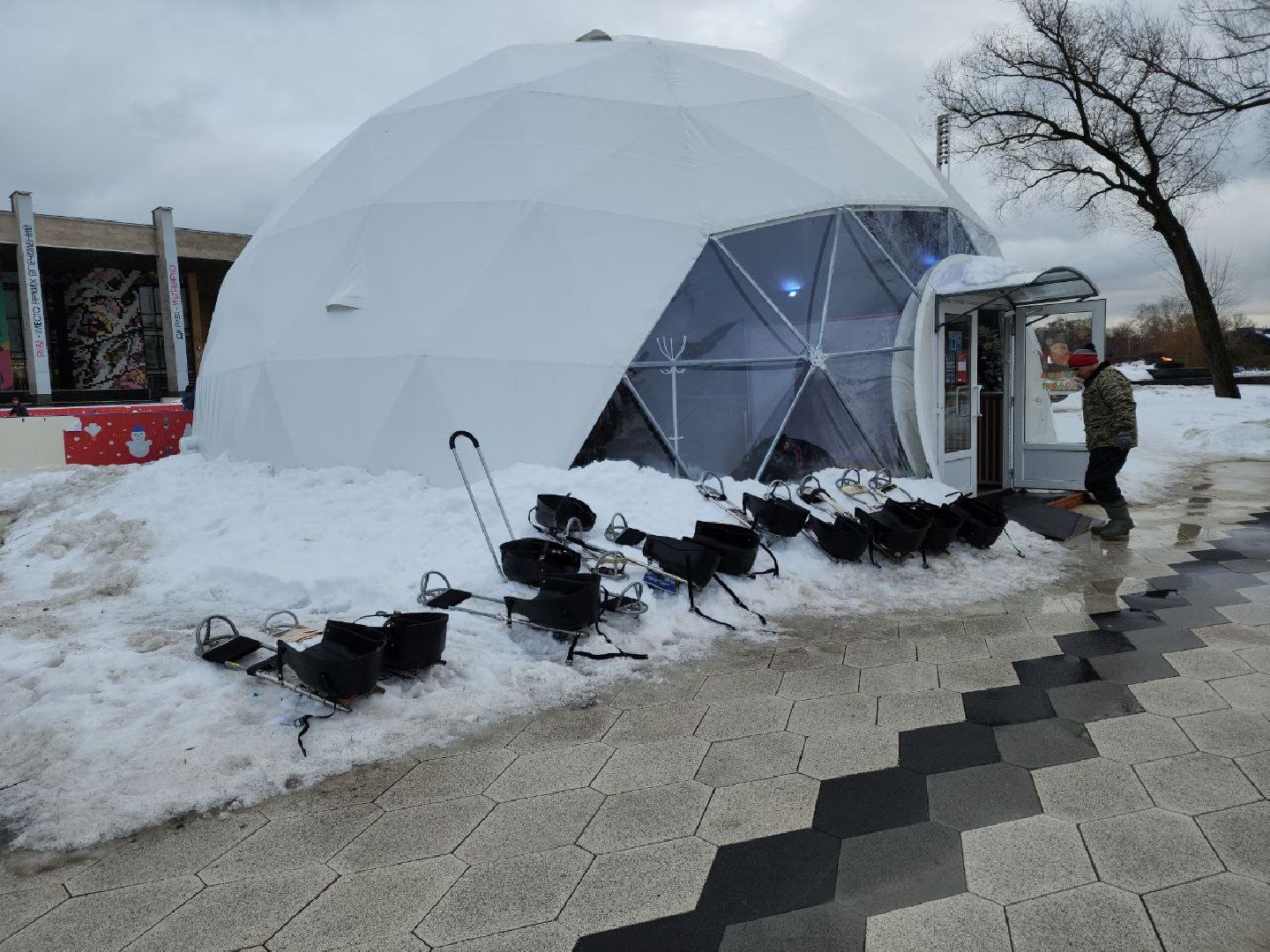 мытищи, следж-хоккей, Социальный проект, социальный проект Каток доступный для всех, дети с овз, инвалиды, Алексей Савлуков, зима в подмосковье,