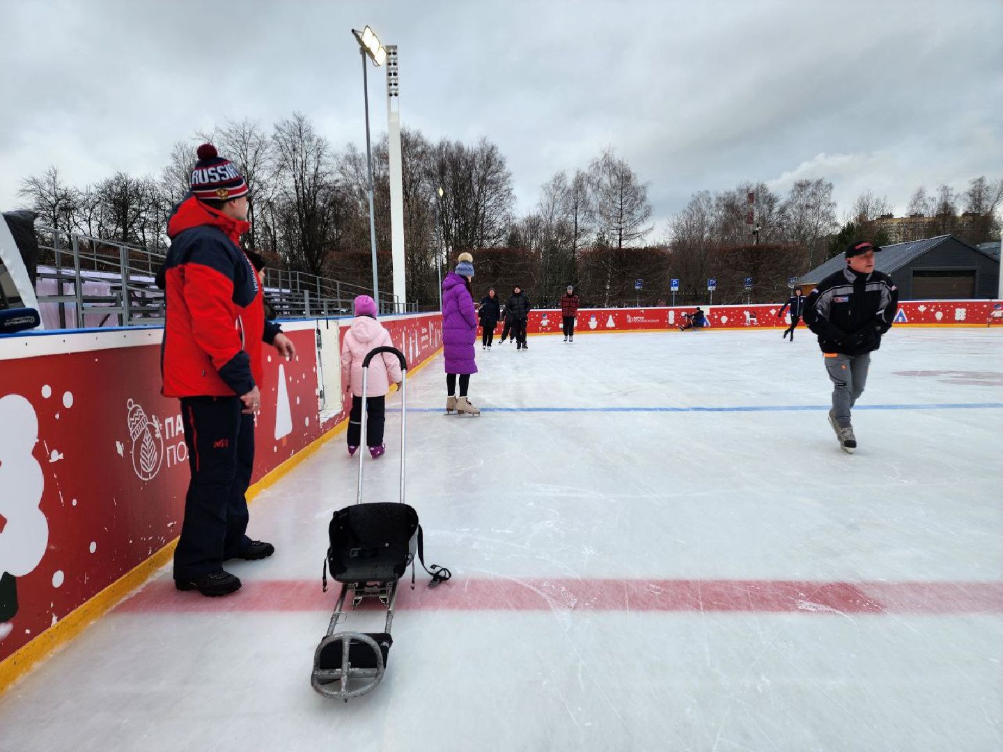 мытищи, следж-хоккей, Социальный проект, социальный проект Каток доступный для всех, дети с овз, инвалиды, Алексей Савлуков, зима в подмосковье,