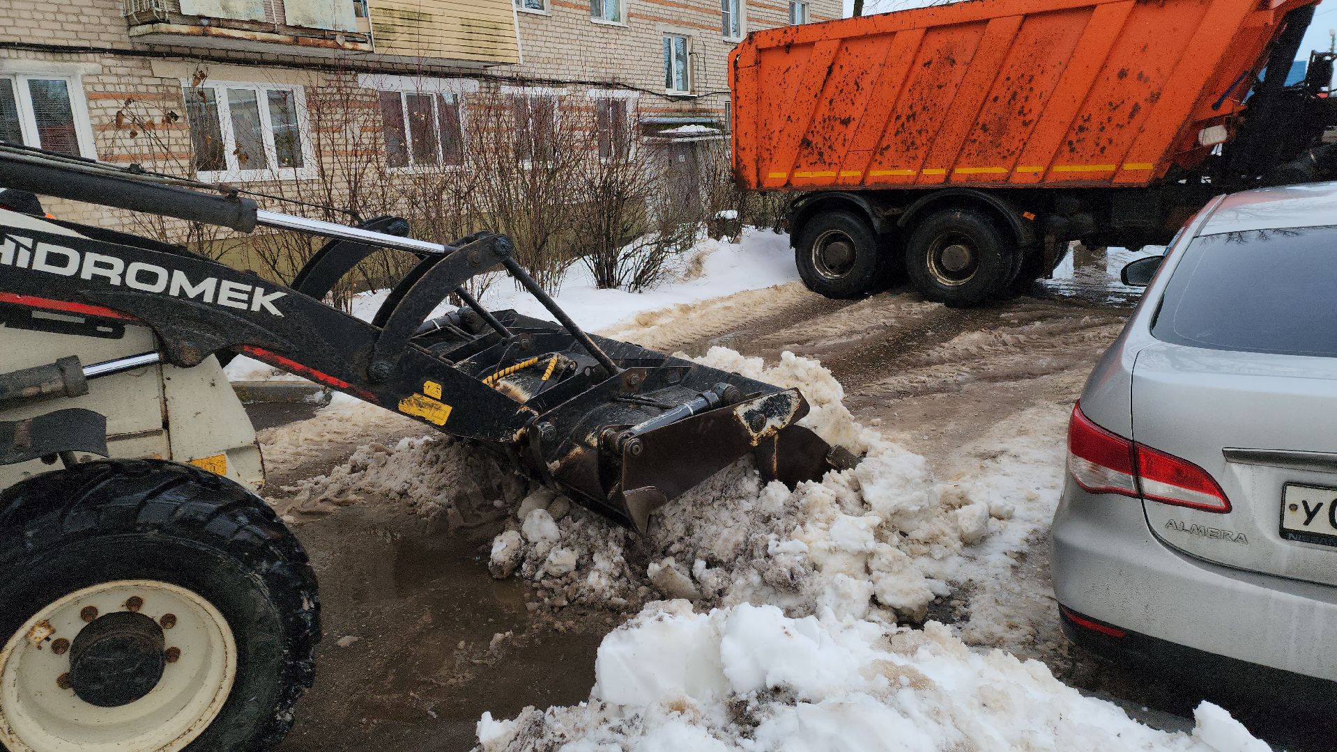 коммунальная техника, коммунальные служба, снегопад ваня, руза, рузский городской округ, московская область, подмосковье,