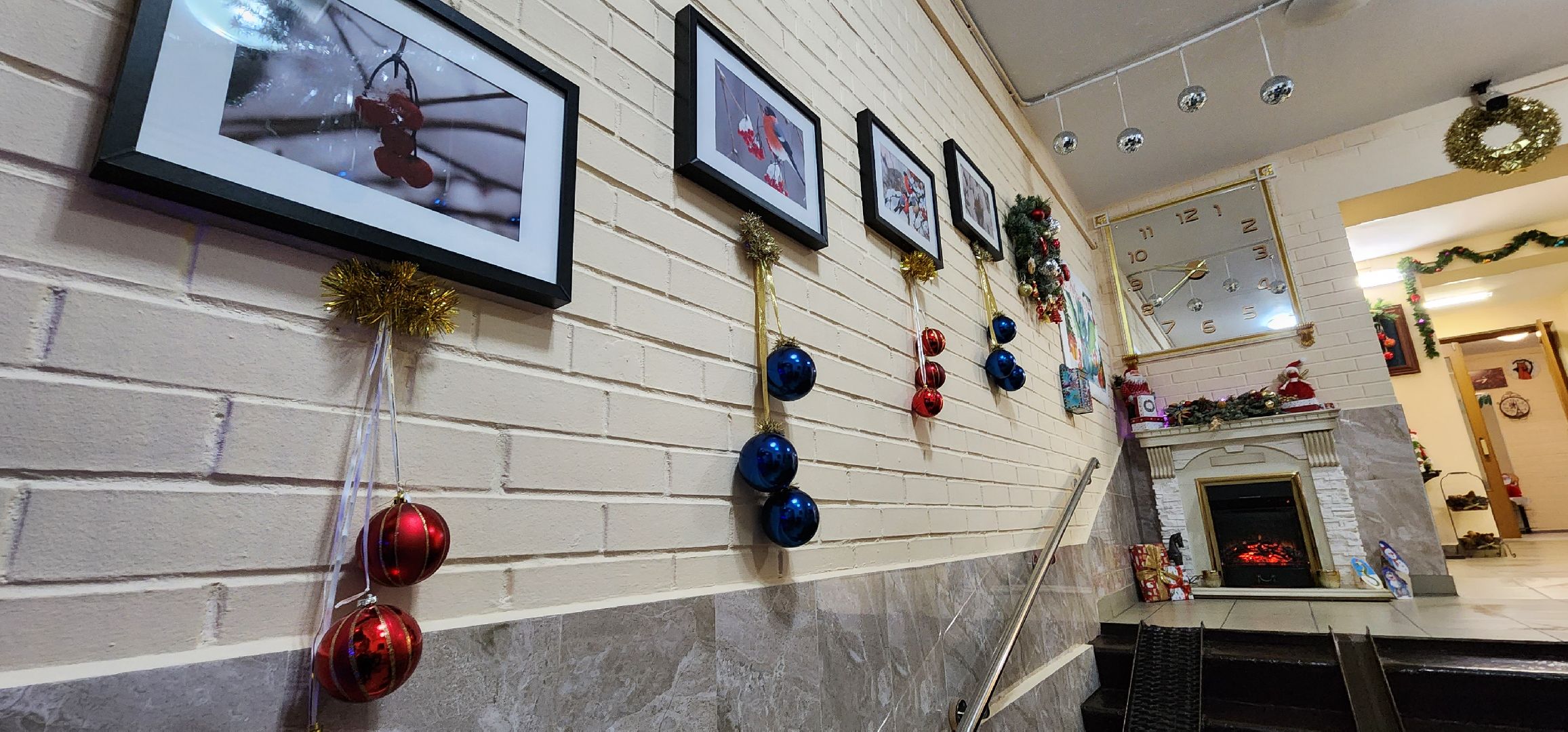 новогодний подъезд, праздничное настроение, Домодедово,