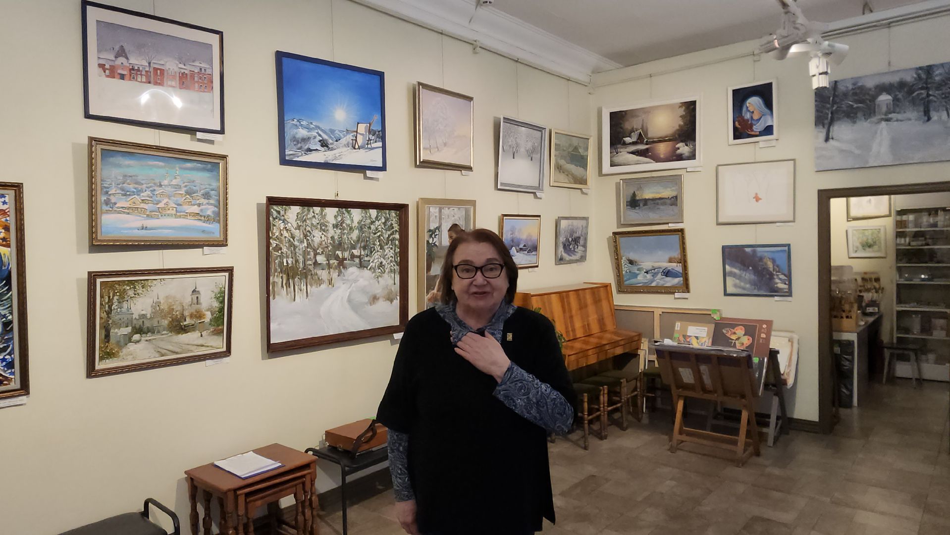 галерея 5 Дом, выставка, Новогодняя, рождественская, Верникова,