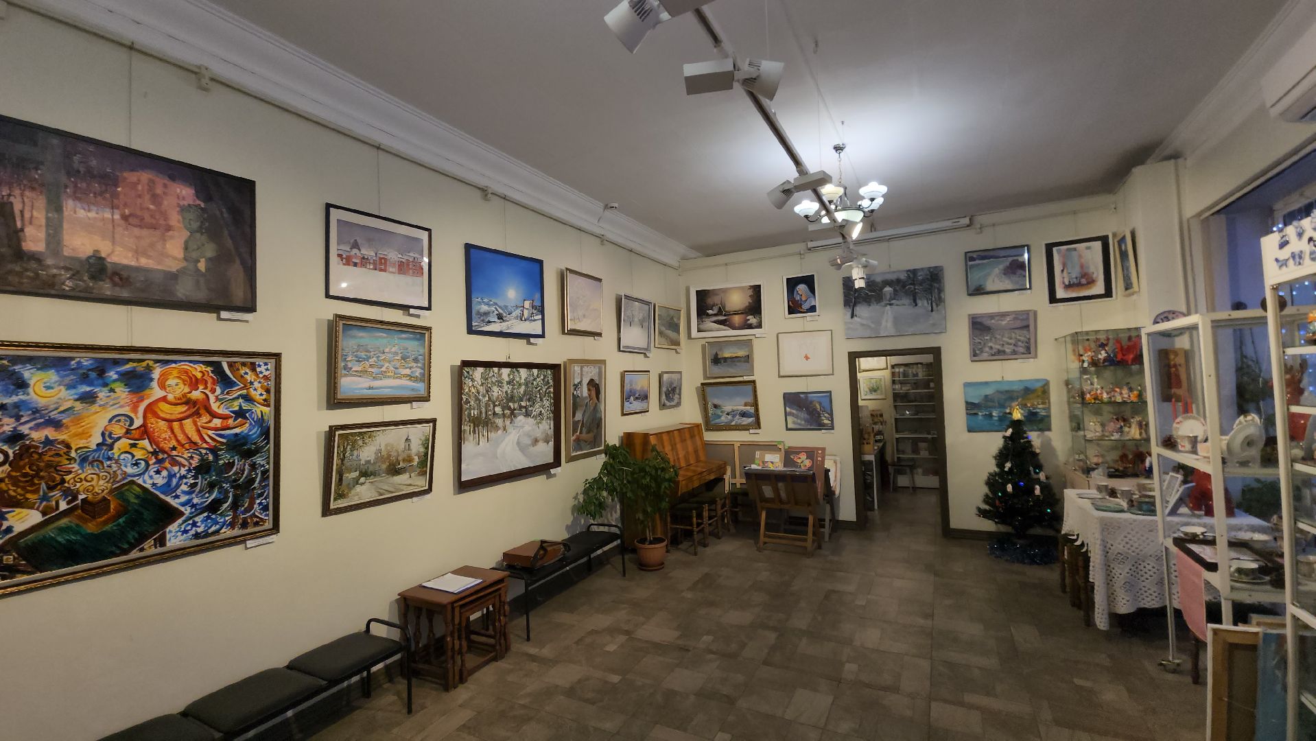 галерея 5 Дом, выставка, Новогодняя, рождественская, Верникова,