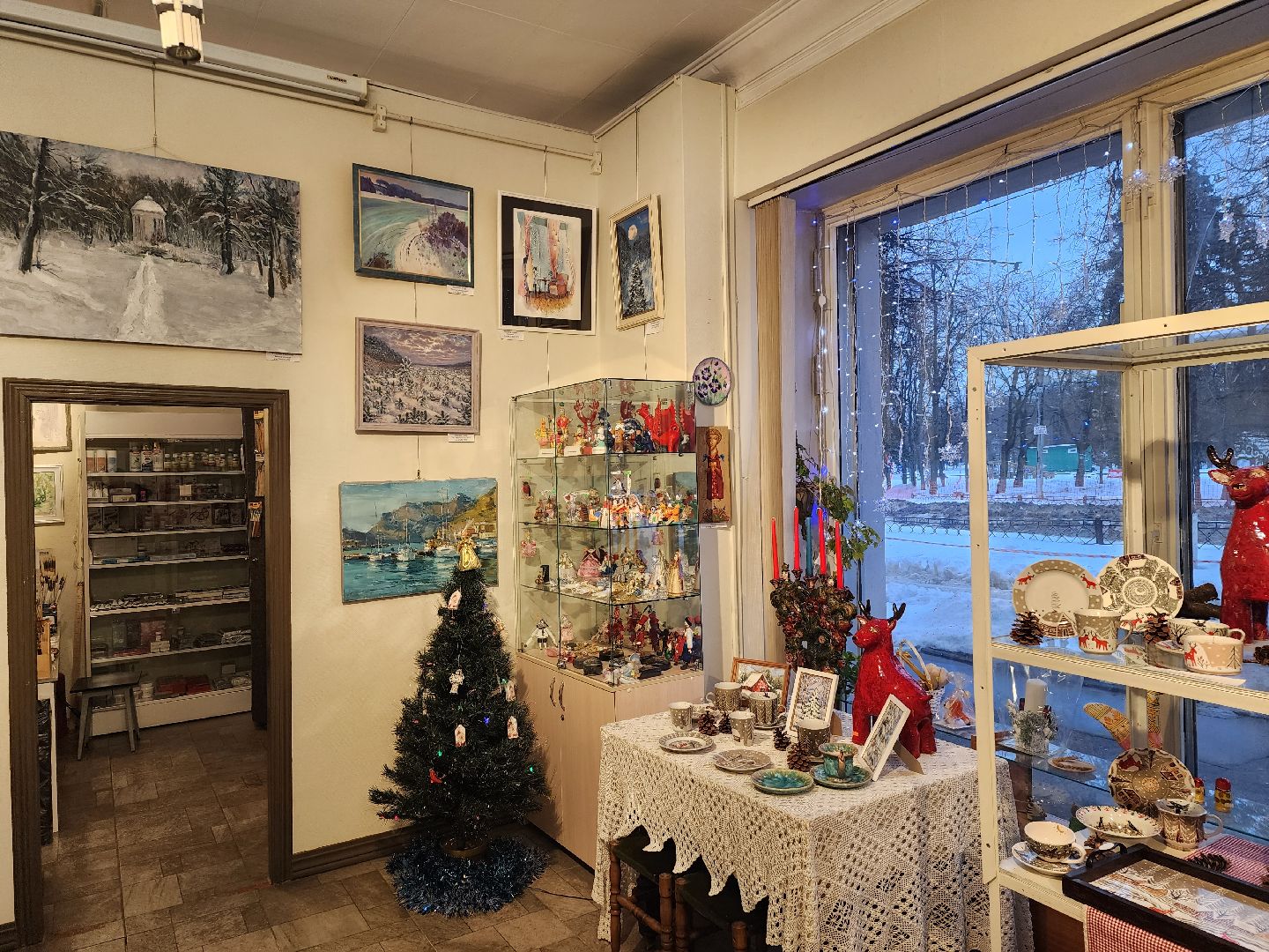 галерея 5 Дом, выставка, Новогодняя, рождественская, Верникова,