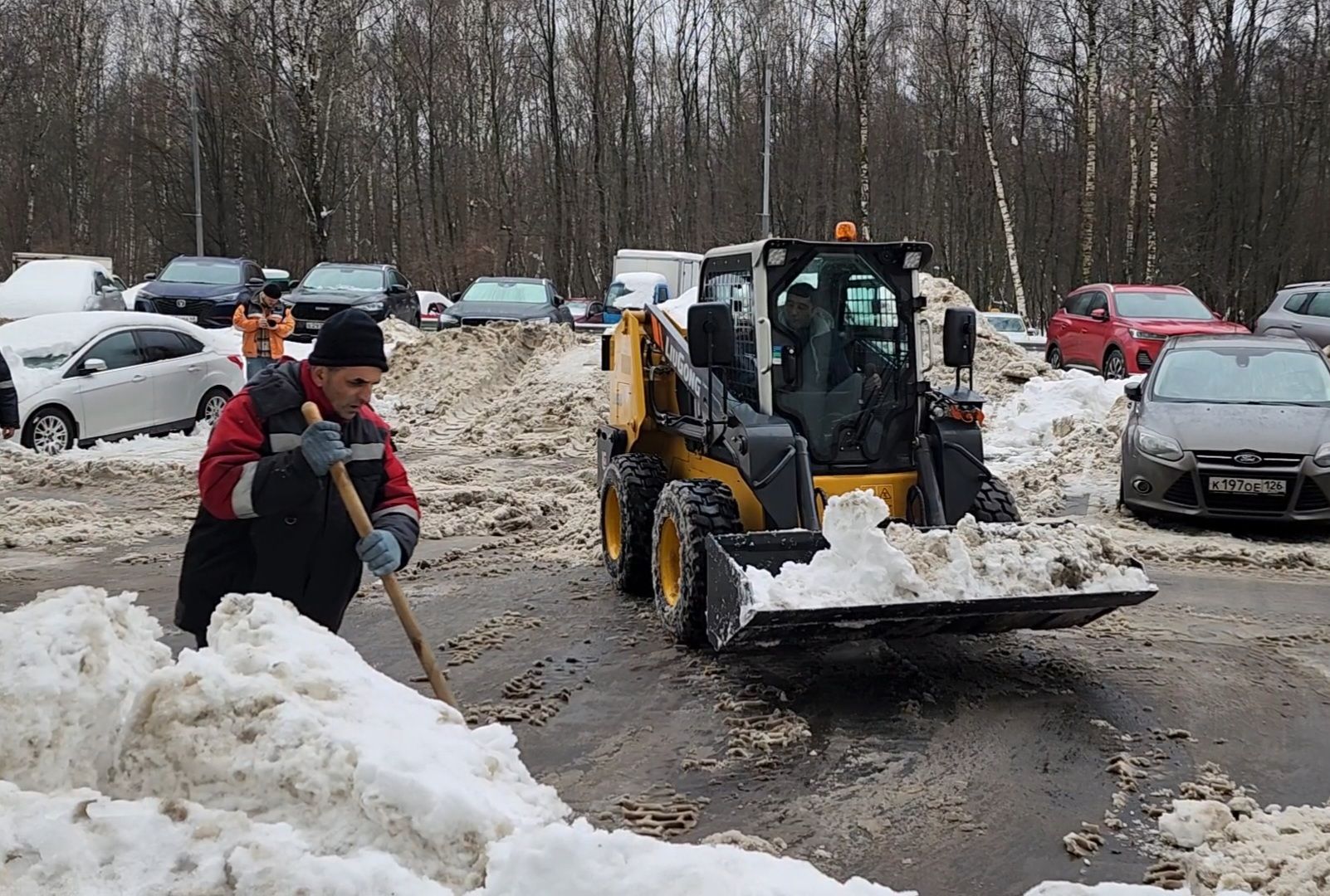 Уборка снега, Снег, Красногорск,