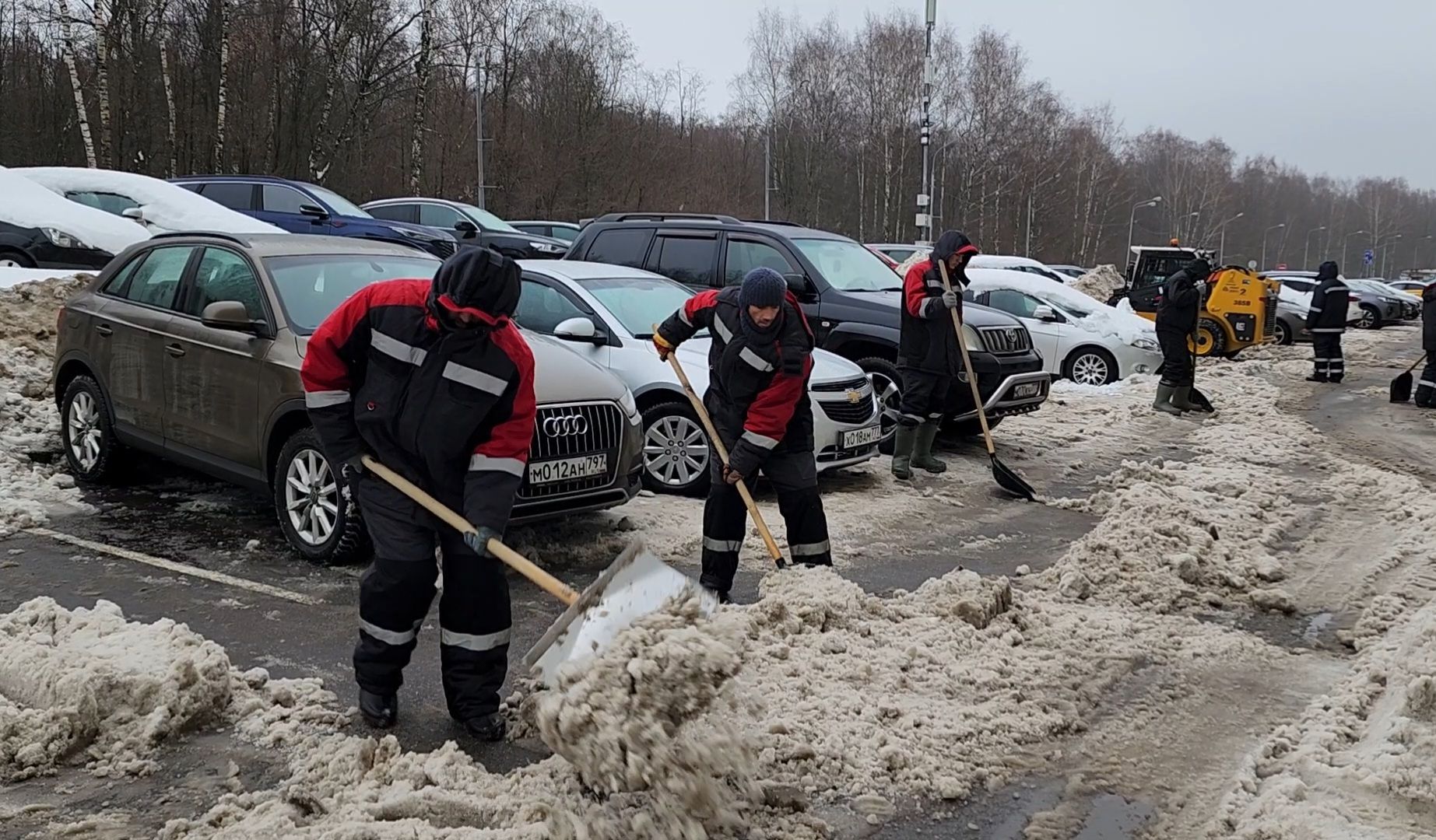 Уборка снега, Снег, Красногорск,