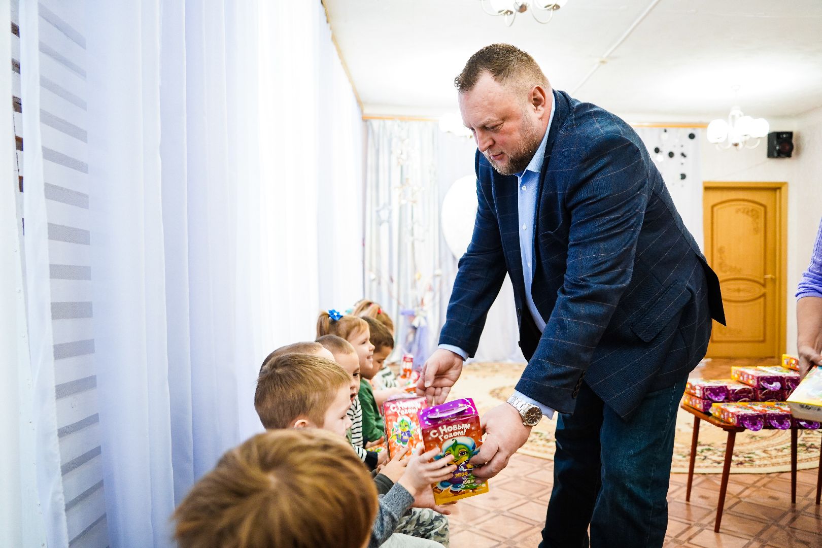 Рошаль, Большая Шатура, новый год, подарки главы, Рождество,