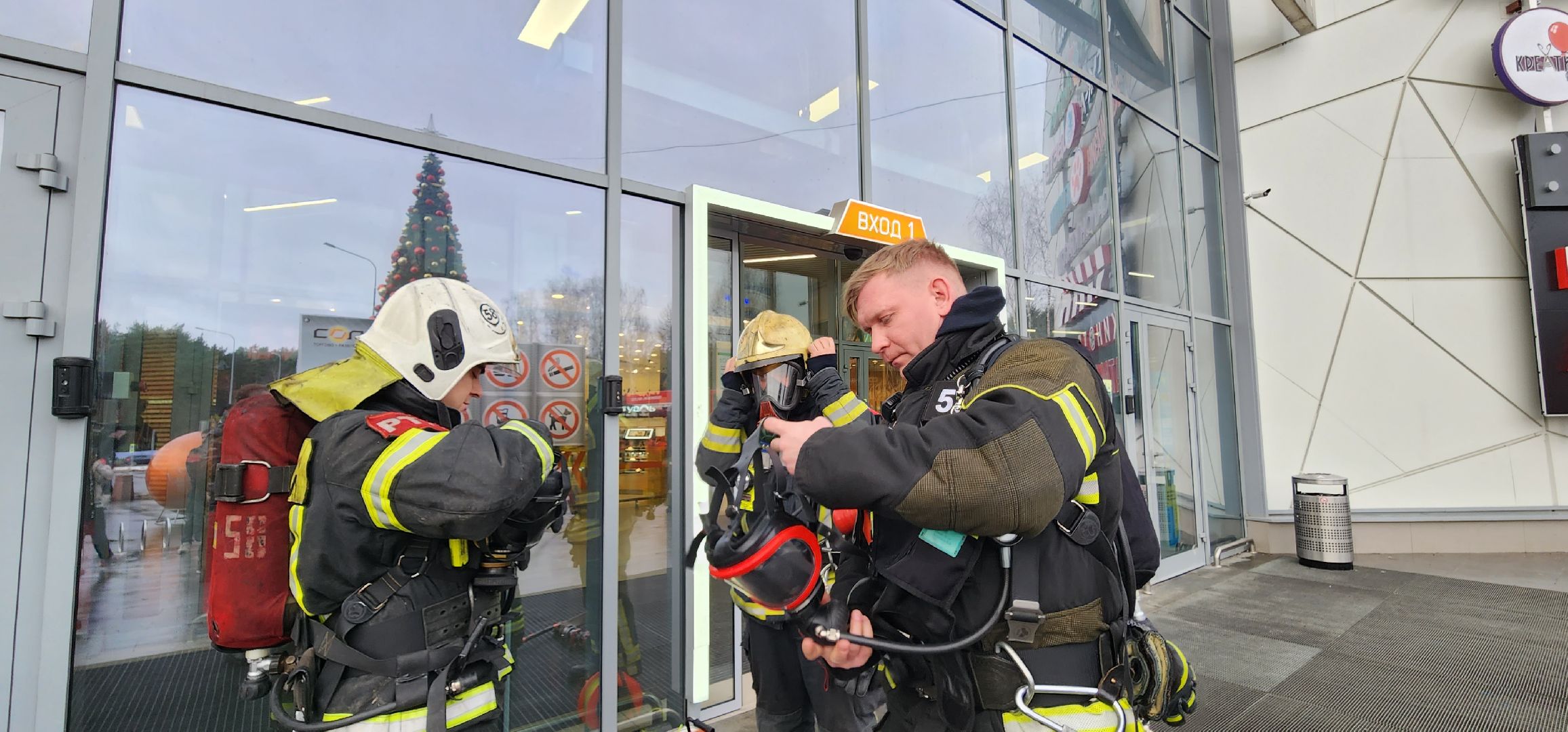 МЧС, учения пожарных, Эвакуация, Домодедово,