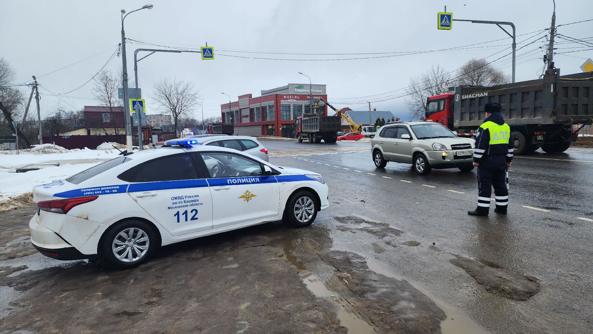 кашира, гаи, новогодняя акция, юид, безопасность дорожного движения, письмо водителю, мандарины,