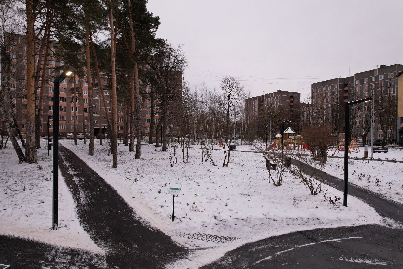 видео с коптера, ногинск, парк,