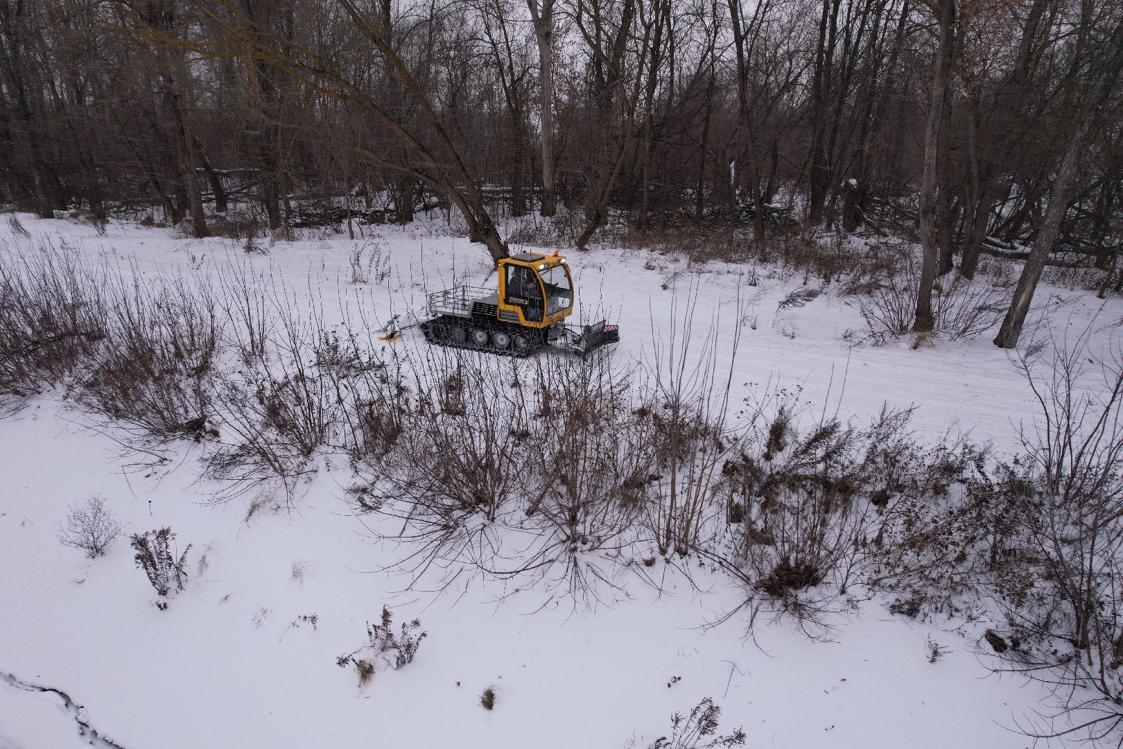 видео с коптера, вело1, лыжи,
