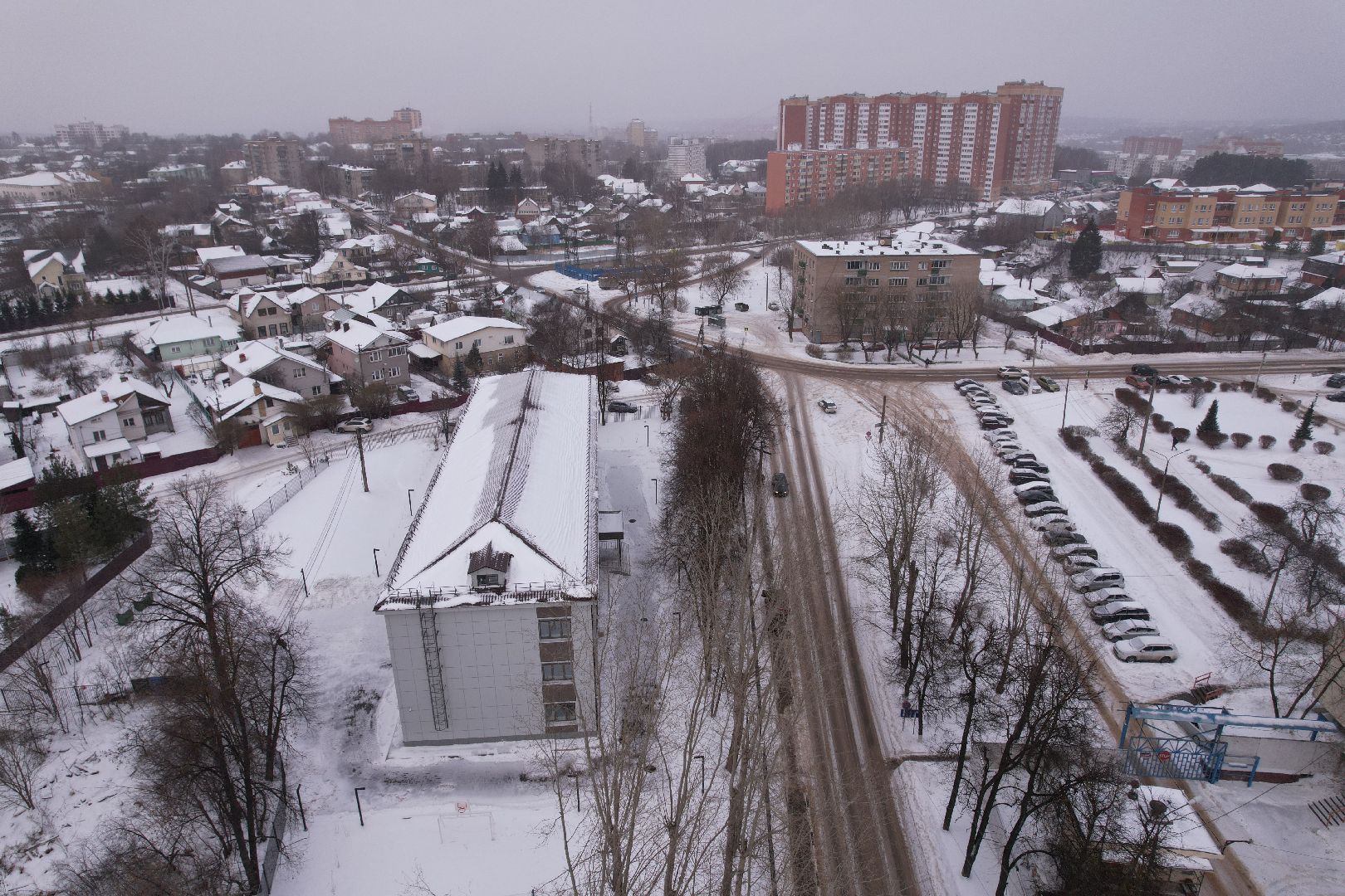 видео с коптера, медицина, колледж,