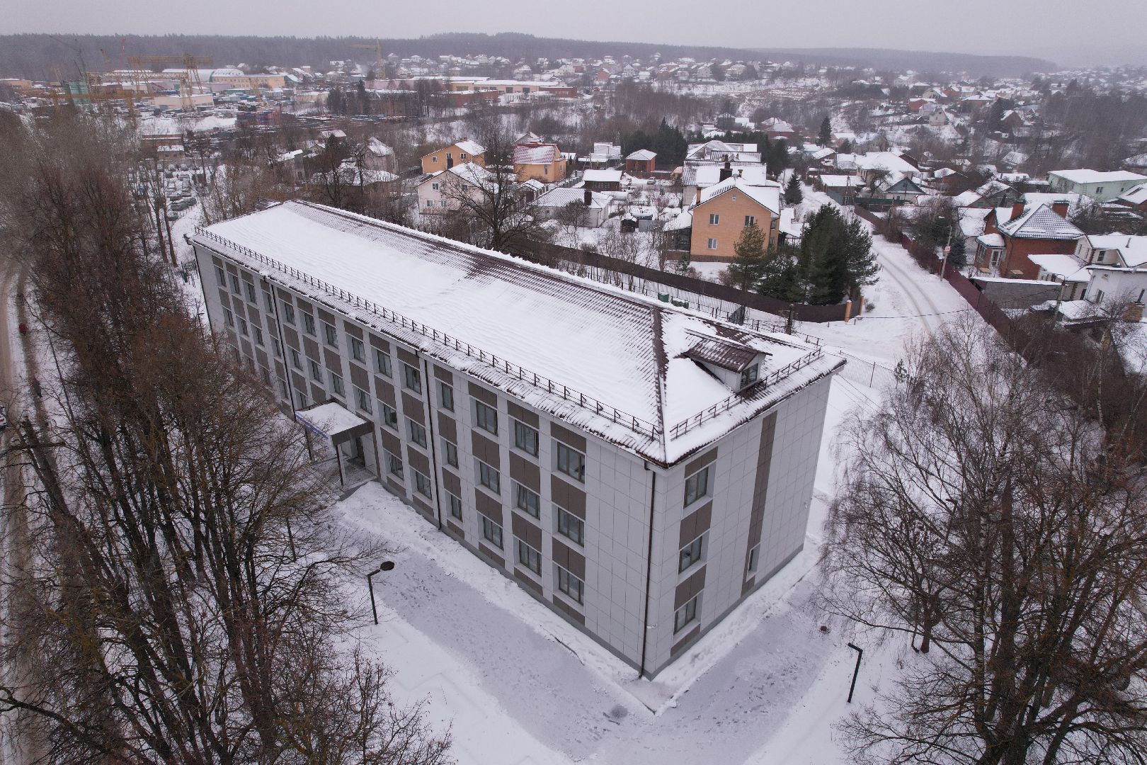 видео с коптера, медицина, колледж,
