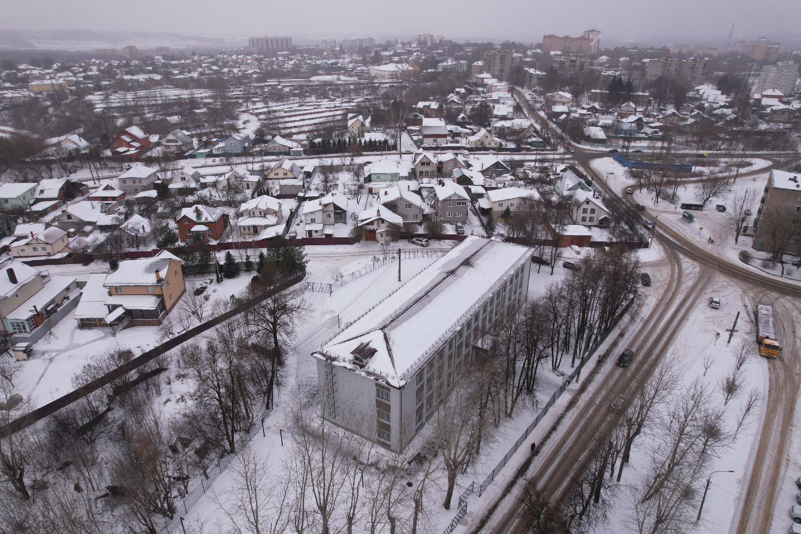 видео с коптера, медицина, колледж,