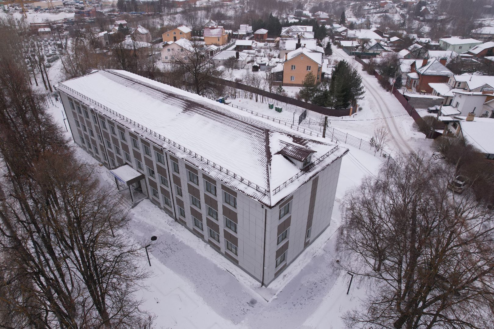 видео с коптера, медицина, колледж,
