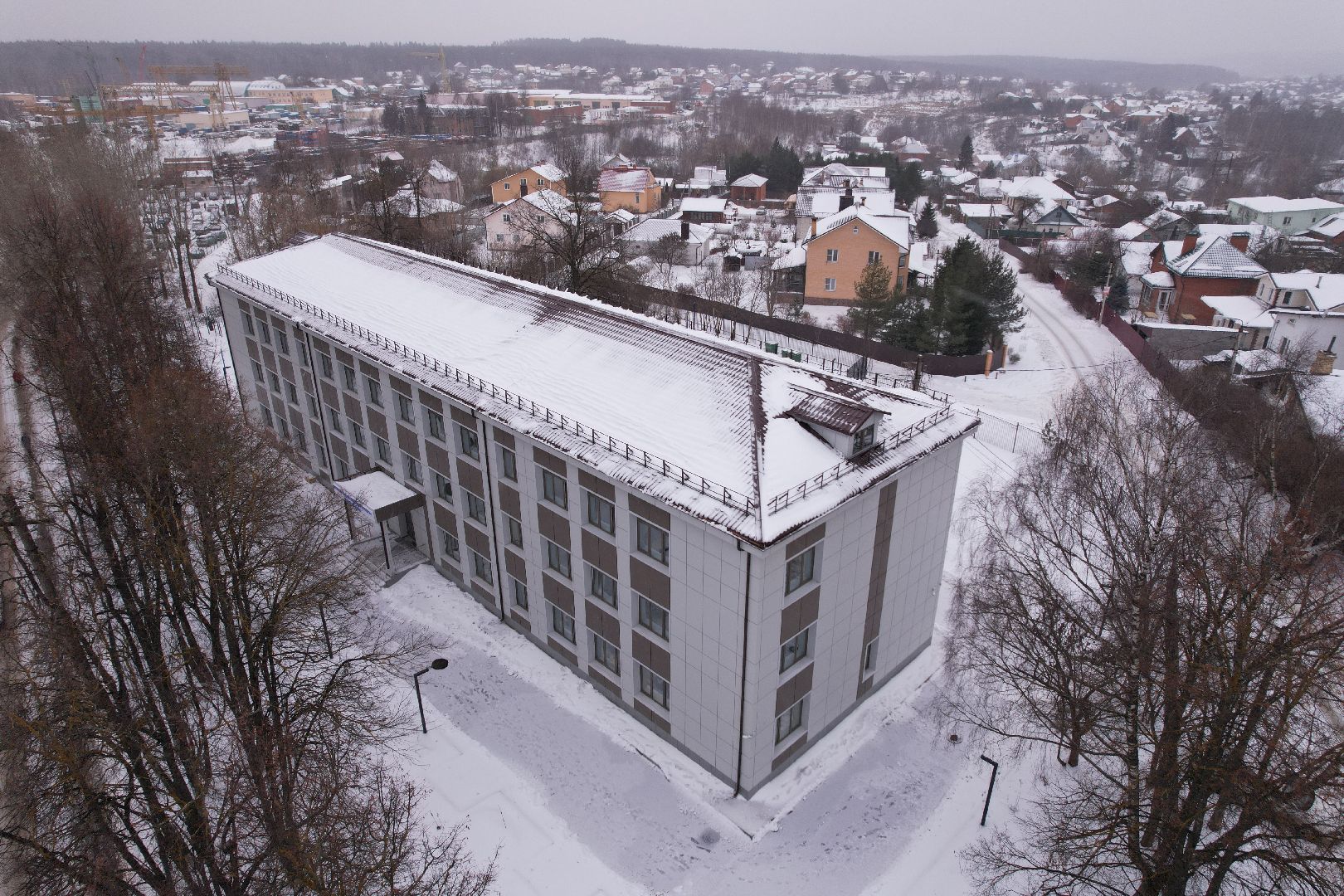 видео с коптера, медицина, колледж,