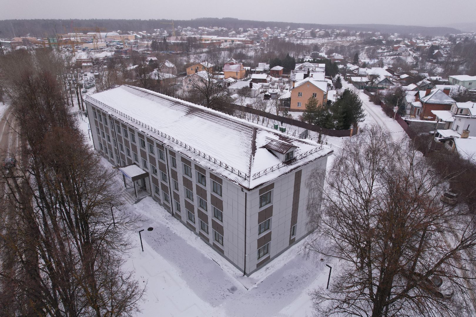 видео с коптера, медицина, колледж,