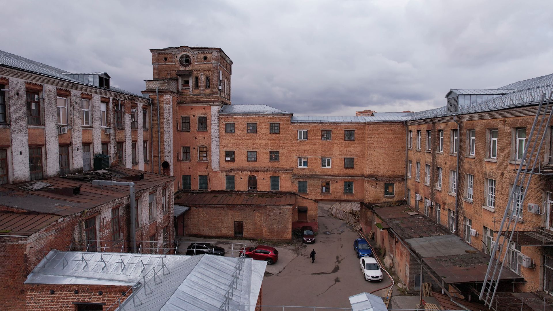 балашиха, фабрика, видео с коптера,