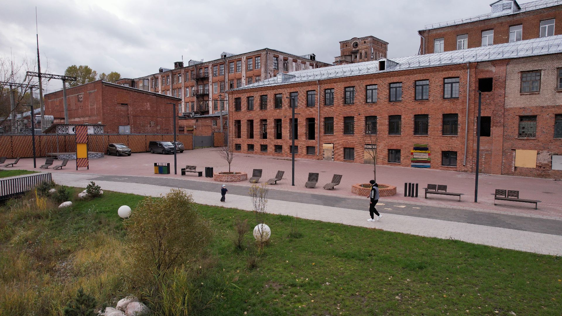 балашиха, фабрика, видео с коптера,