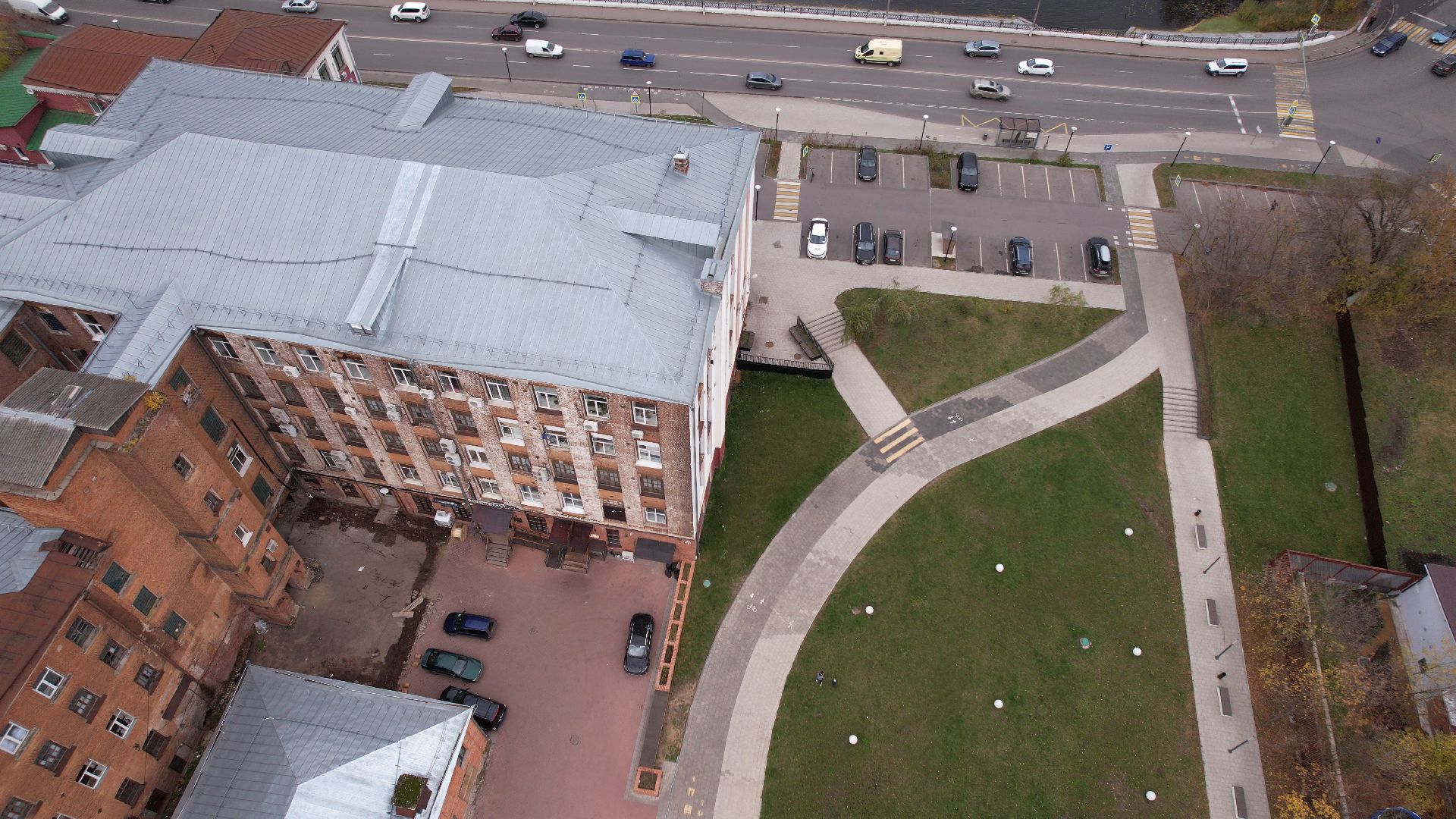 балашиха, фабрика, видео с коптера,