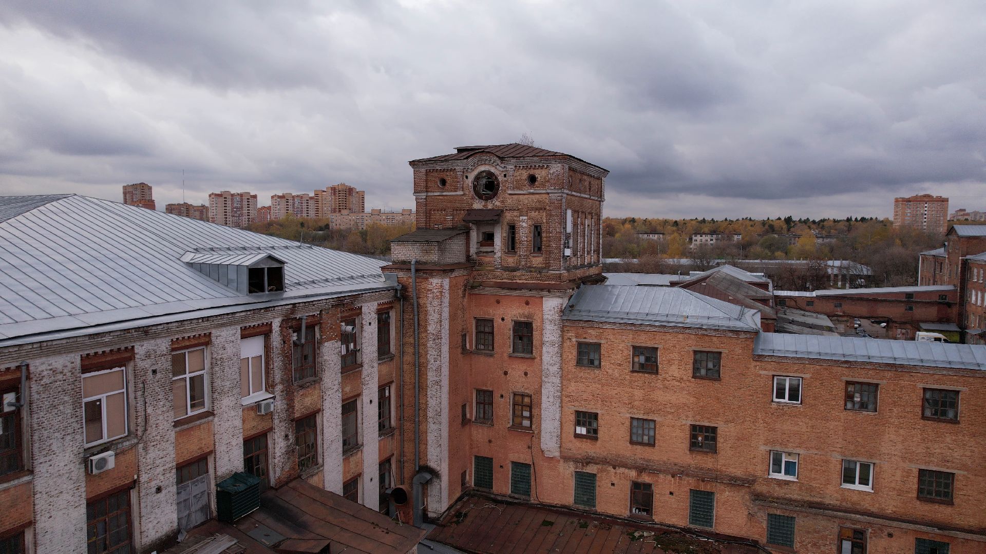 балашиха, фабрика, видео с коптера,