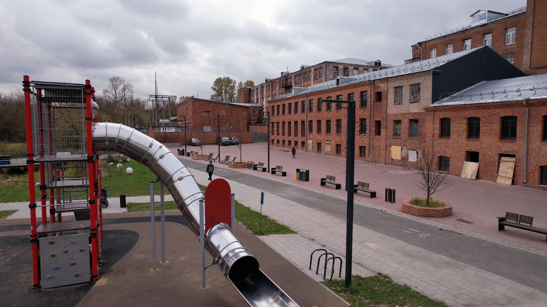 балашиха, фабрика, видео с коптера,